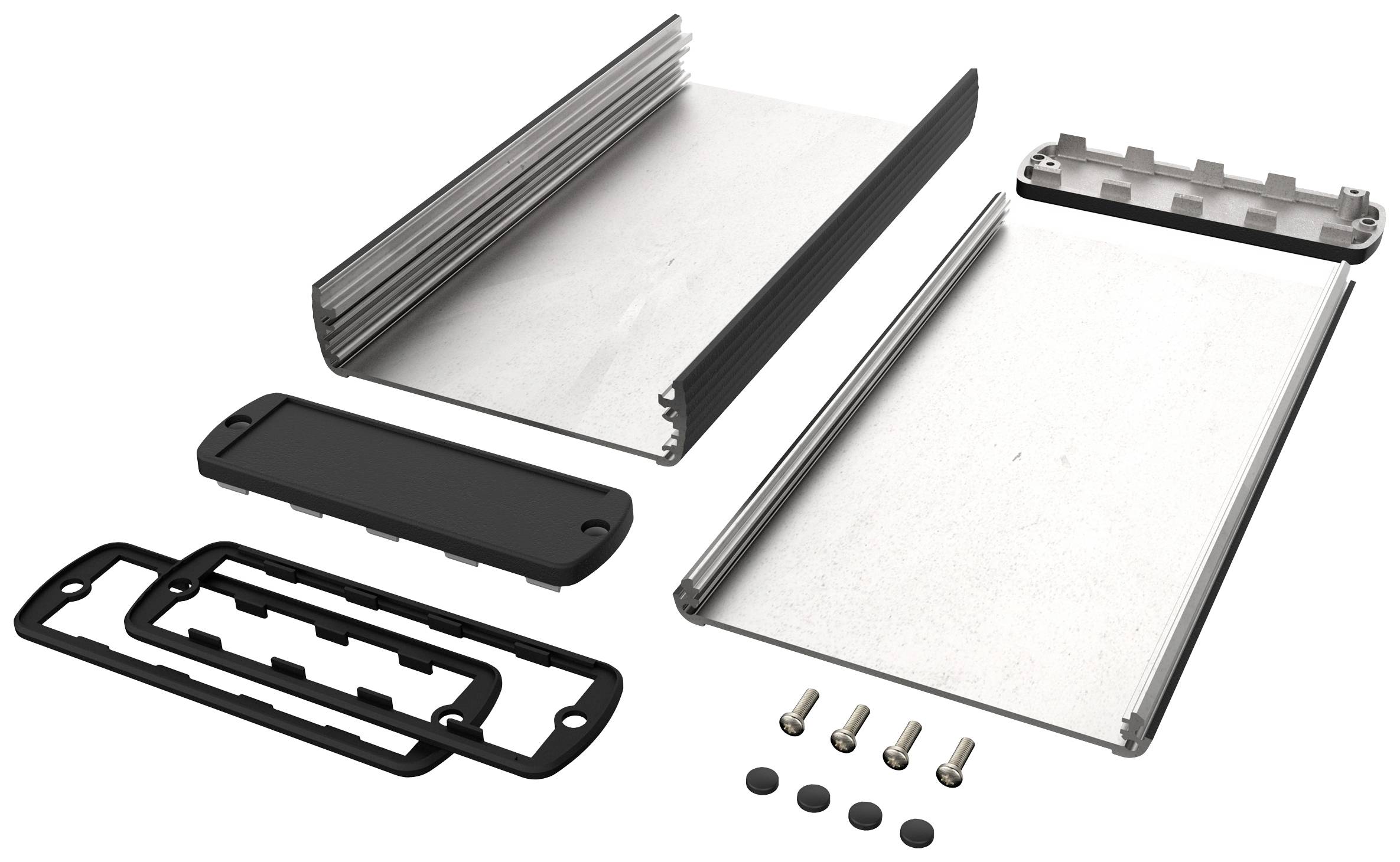 Bopla Alubos ABPH 1000-200 84106200.HMT1 Profil-Gehäuse 200 x 106 x 32 Aluminium Schwarz 1St.