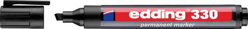 Edding 330 4-330001 Permanentmarker Schwarz wasserfest: Ja