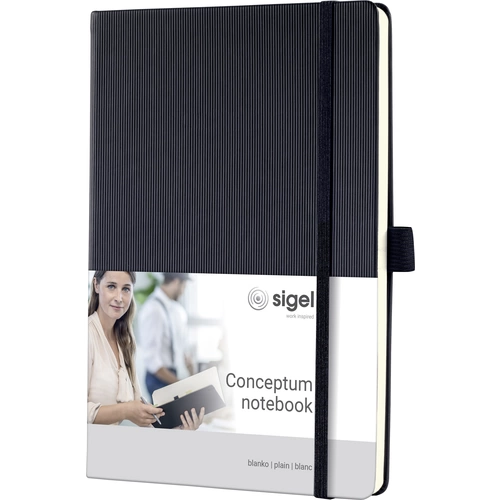 Sigel CONCEPTUM® CO120 Notizbuch blanko Schwarz Anzahl der Blätter: 97 DIN A5 Sigel CONCEPTUM® CO120 Notizbuch blanko Schwarz Anzahl der Blätter: 97 DIN A5