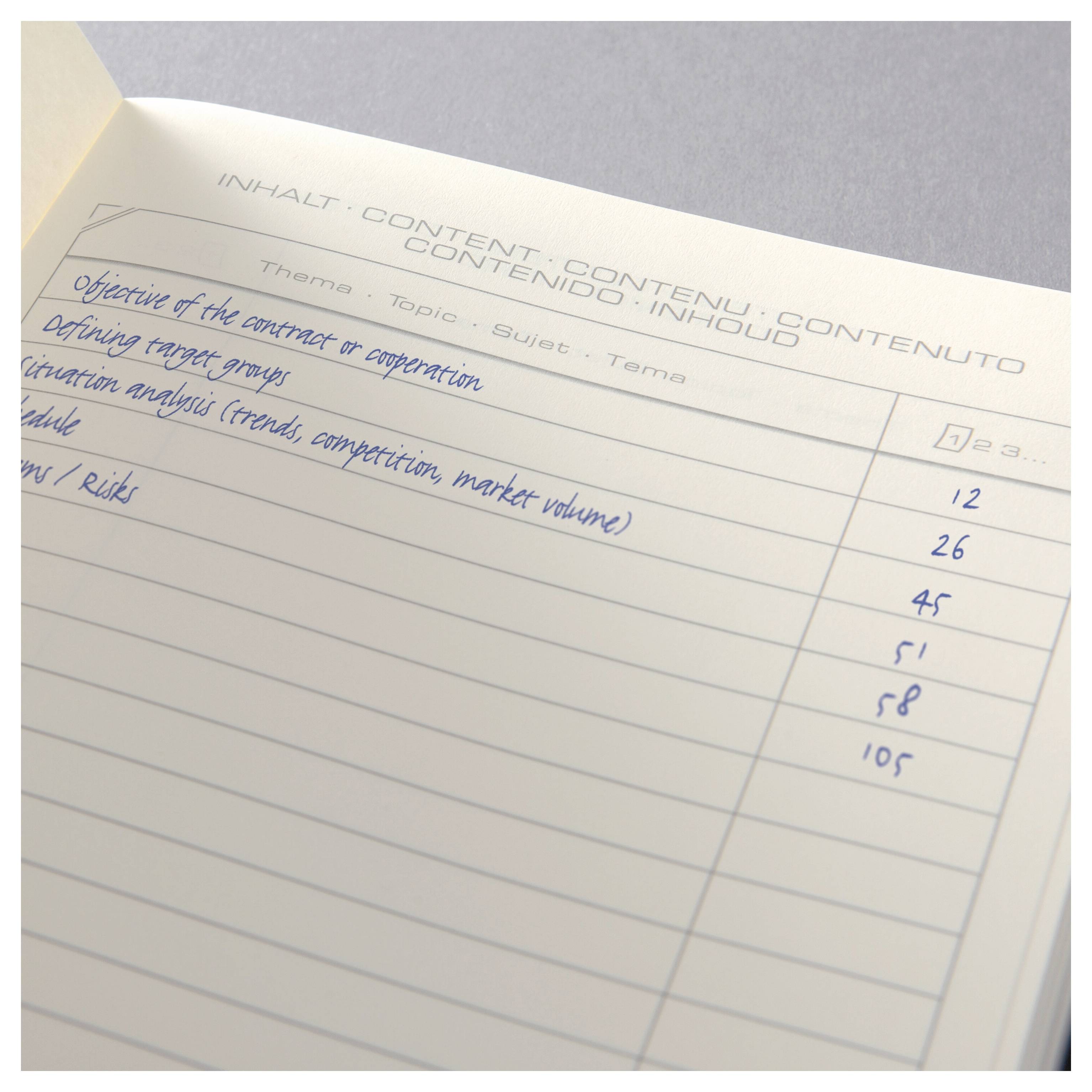 Sigel CONCEPTUM® CO121 Notizbuch kariert Schwarz Anzahl der Blätter: 97 DIN A5