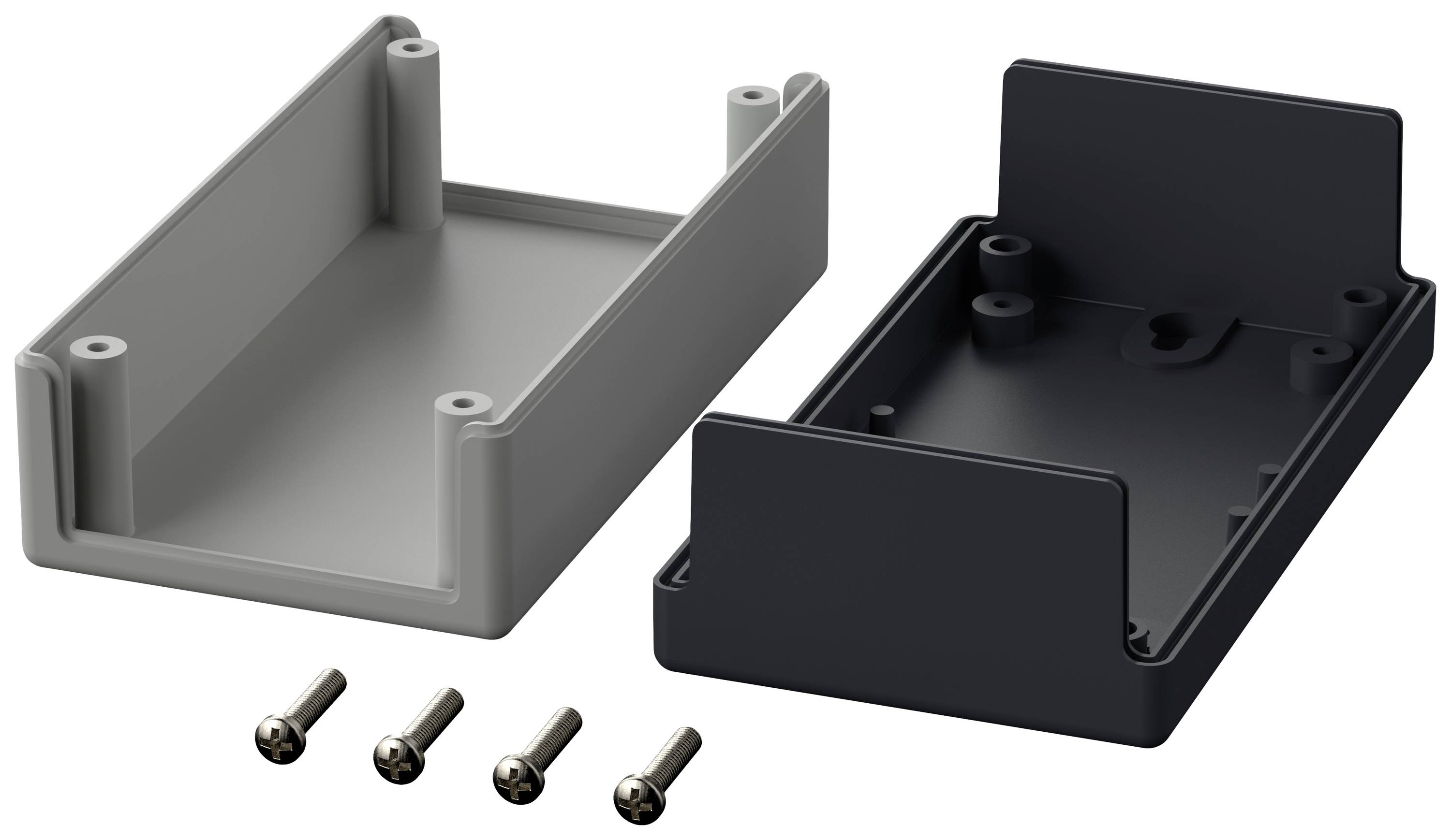 Bopla ELEMENT E 430 05430002 Elektronikgehäuse 65 x 120 x 40 Polystyrol Lichtgrau, Graphitgrau 1St.