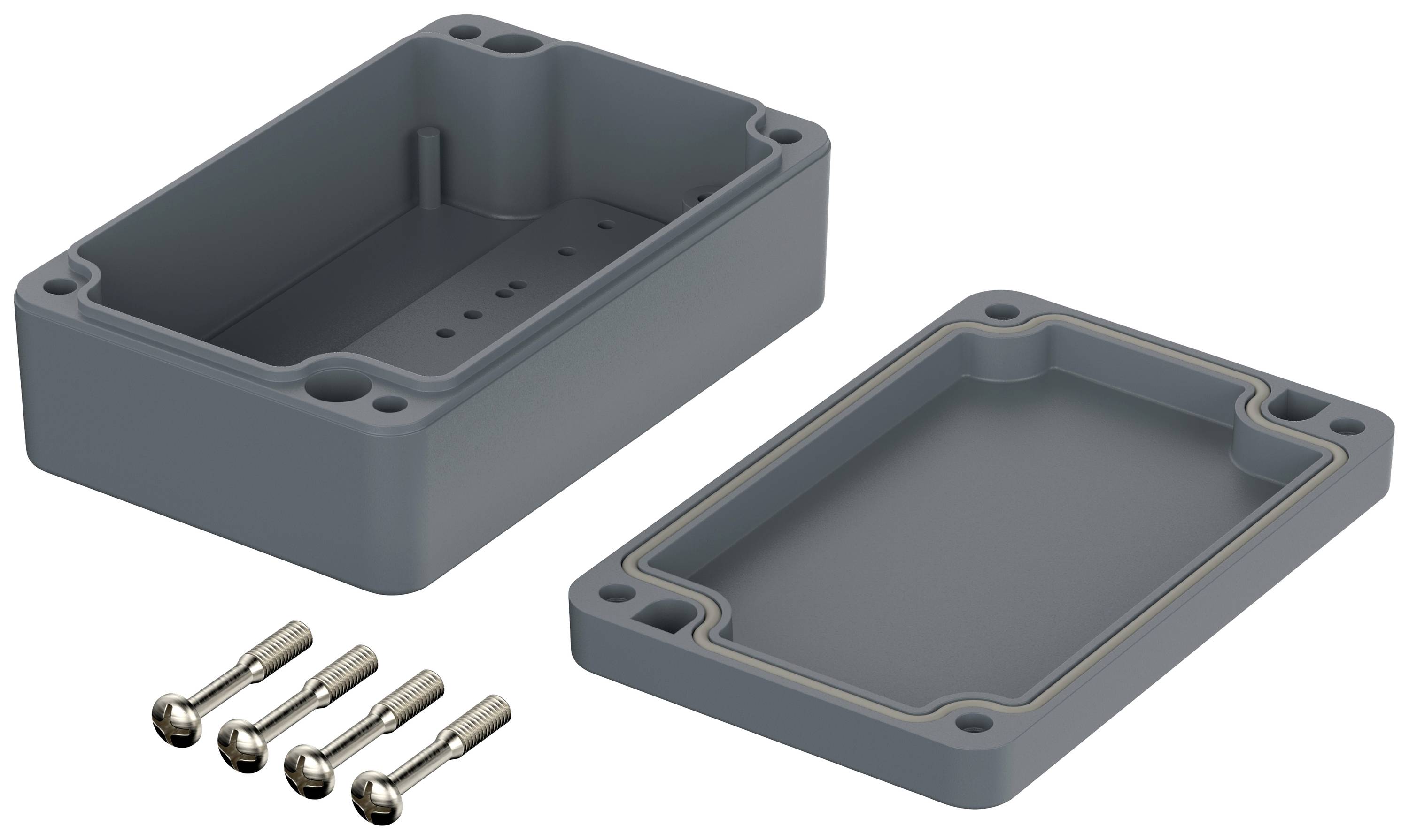 Bopla POLYMAS PK 102 38102000.MT1 Universal-Gehäuse 98 x 64 x 34 Polyamid Silber-Grau (RAL 7001) 1St.