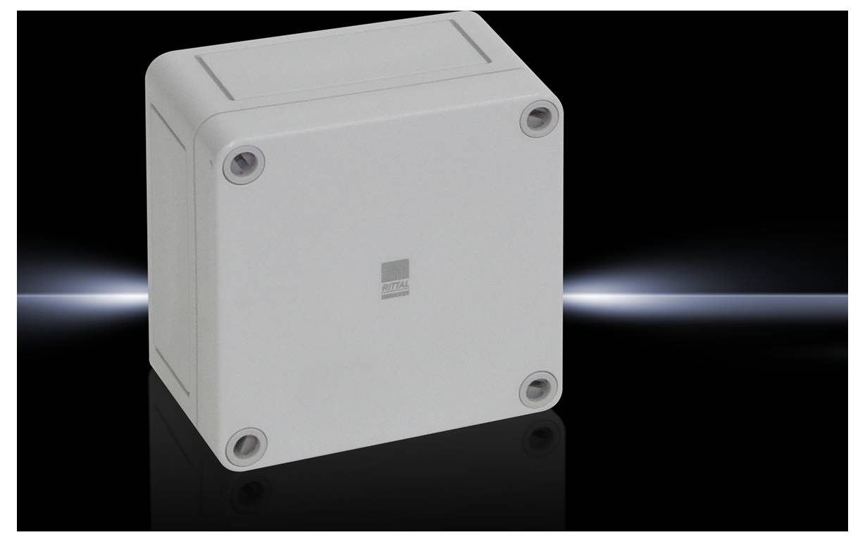 Rittal PK 9504.000 Installations-Gehäuse 94 x 94 x 57 Polycarbonat Lichtgrau (RAL 7035) 1 St.