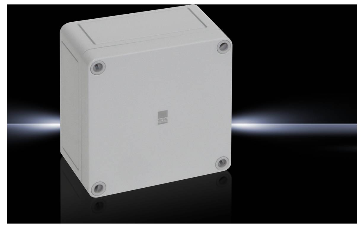 Rittal PK 9506.000 Installations-Gehäuse 110 x 110 x 66 Polycarbonat Lichtgrau (RAL 7035) 1 St.