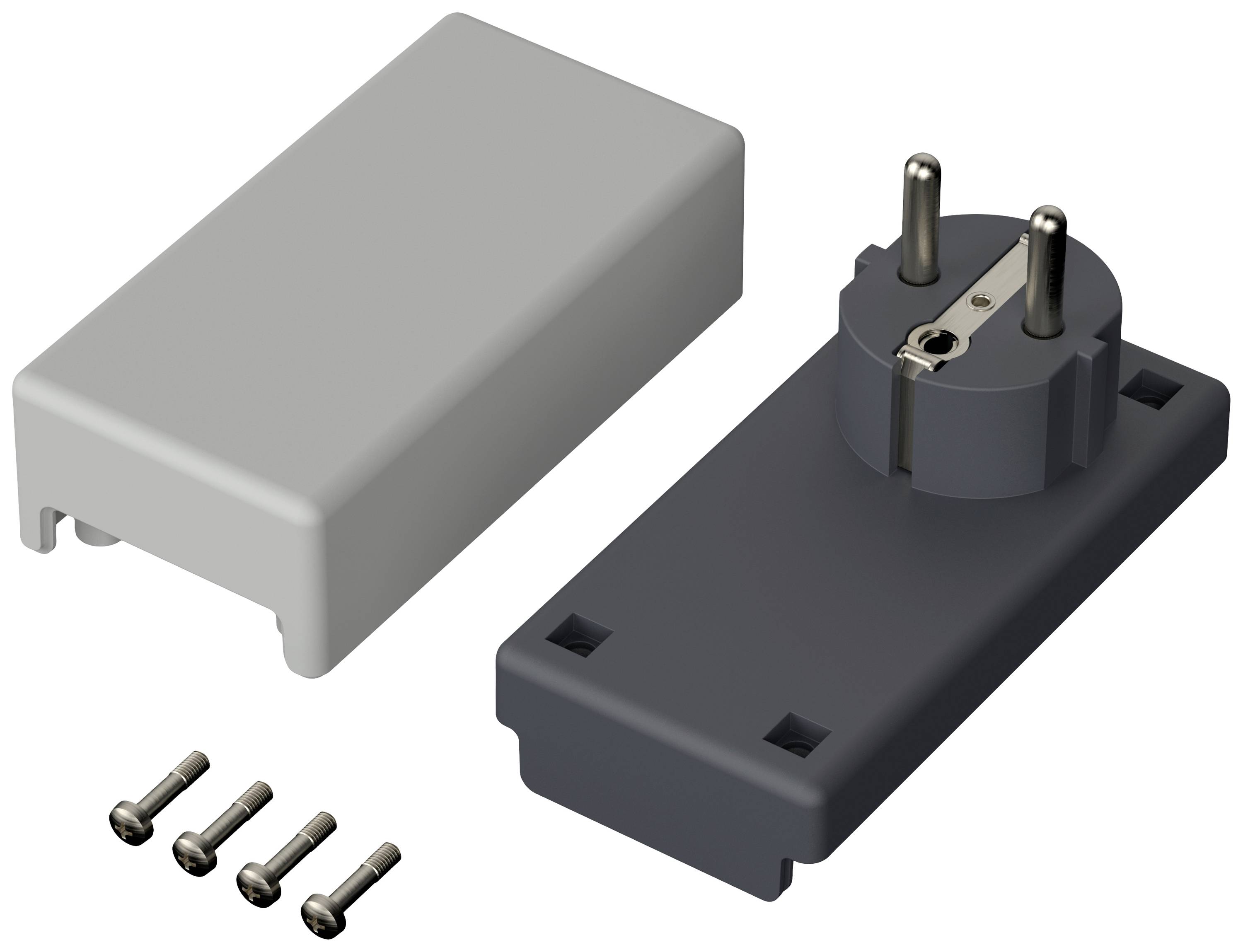 Bopla ELETEC SE 420 E/CEE Stecker-Gehäuse 100 x 50 x 40 Polycarbonat, ABS Lichtgrau, Graphitgrau 1St.