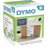 DYMO Etiketten Rolle S0904980 S0904980 159 x 104mm Papier Weiß 220 St. Permanent haftend Versand-Etiketten DYMO Etiketten Rolle S0904980 S0904980 159 x 104mm Papier Weiß 220 St. Permanent haftend Versand-Etiketten
