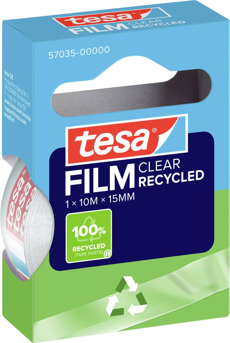 „Recyceltes durchsichtiges Filmklebeband