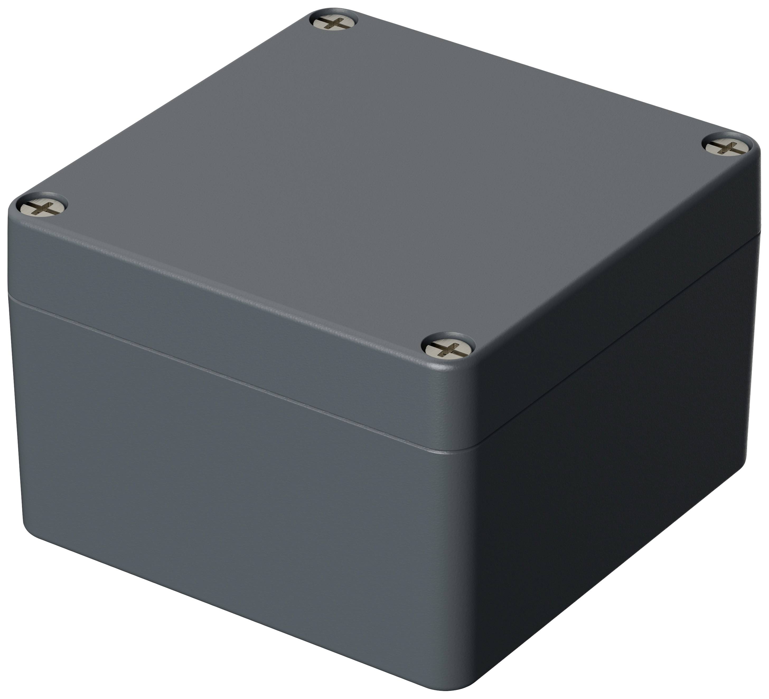 Bopla EUROMAS A 119 01119000 Industrie-Gehäuse 122 x 120 x 81 Aluminium Silber-Grau (RAL 7001) 1St.