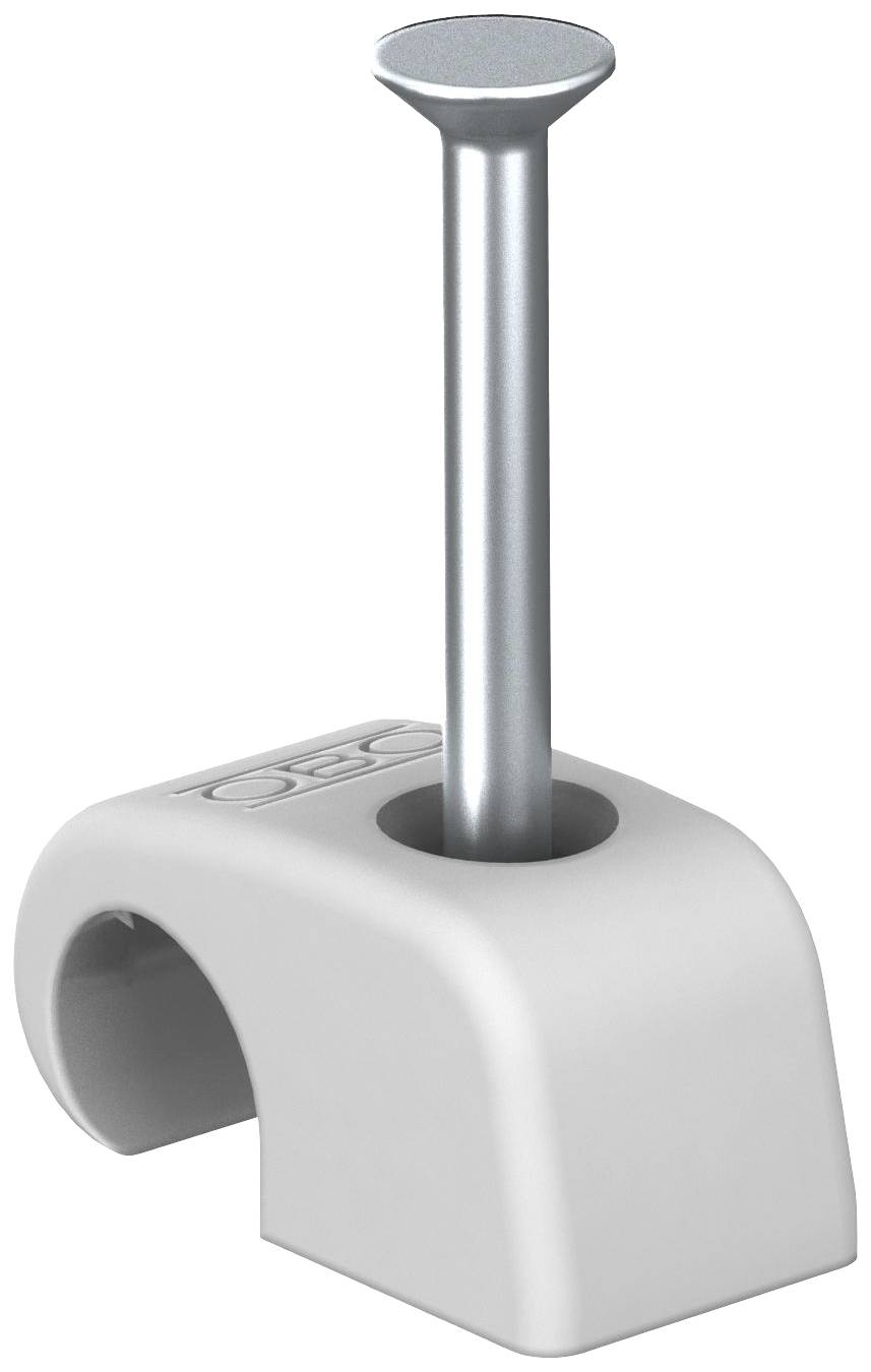 OBO Bettermann Nagelschellen 2228629 Bündel-Ø-Bereich 7mm (max) Grau 100St.