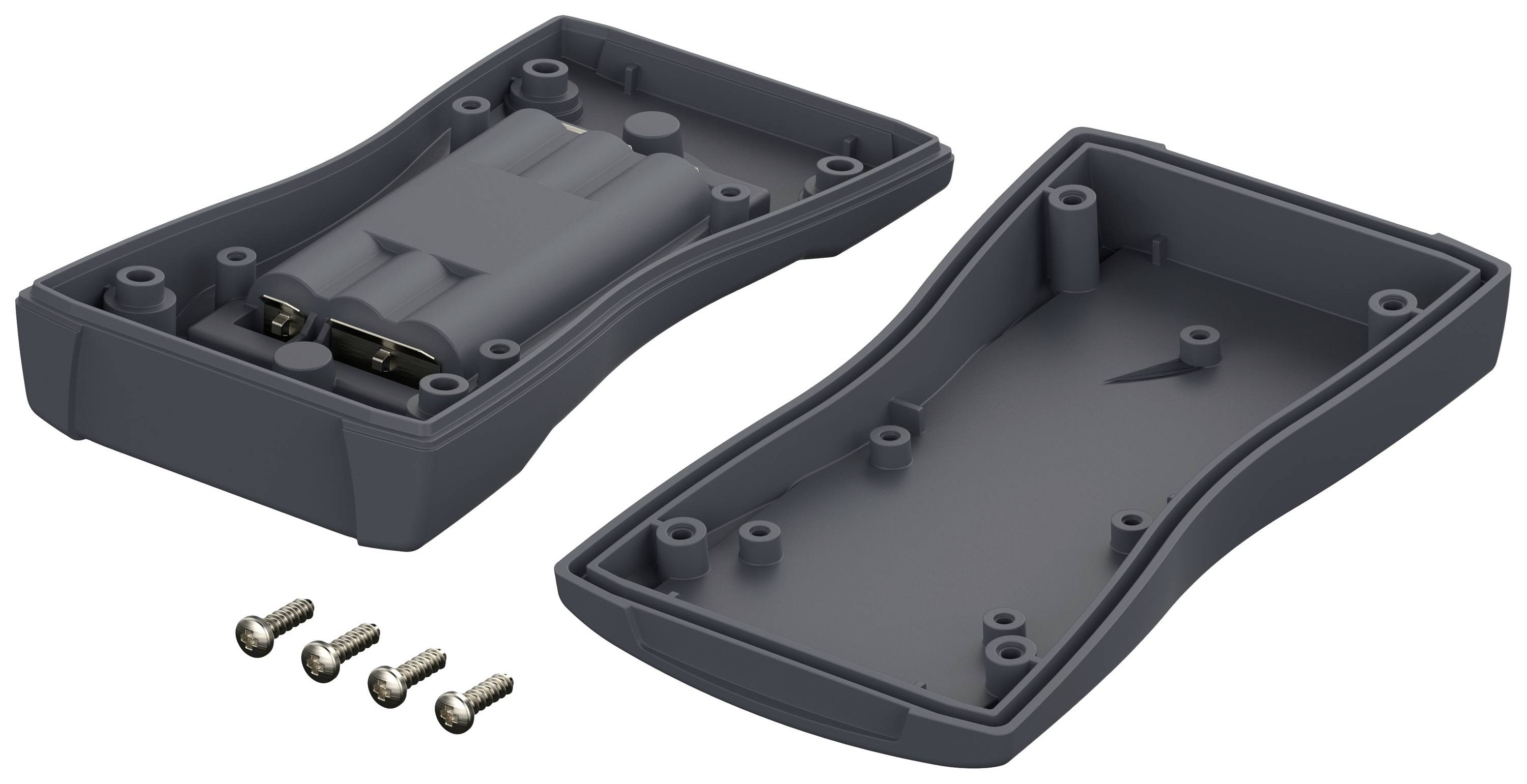 Bopla BOS STREAMLINE BS 403 F-7024 Hand-Gehäuse 119.3 x 64.9 x 26.5 ABS Graphit, Grau 1 St.