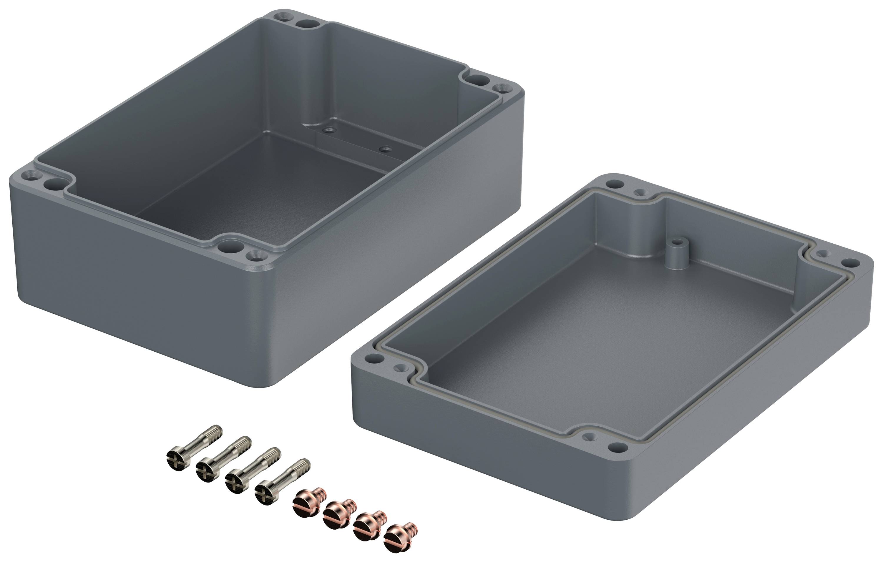 Bopla EUROMAS A 126 01126000 Industrie-Gehäuse 200 x 140 x 91 Aluminium Silber-Grau (RAL 7001) 1St.