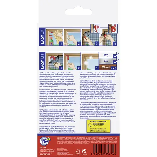 TESA COMFORT 55918-00021-01 Fliegengitter (B x H) 1200 mm x 2400 mm Anthrazit 1 St. TESA COMFORT 55918-00021-01 Fliegengitter (B x H) 1200 mm x 2400 mm Anthrazit 1 St.
