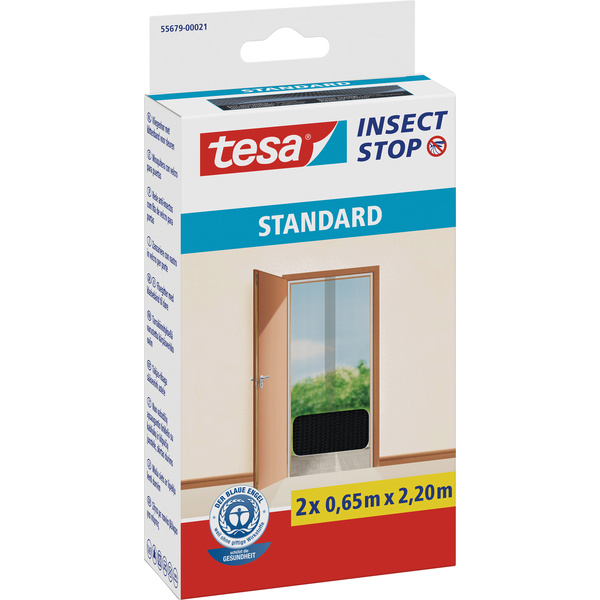 tesa STANDARD 55679-00021-03 Door insect netting (W x H) 650 mm x 2200 mm Anthracite 1 pc(s)