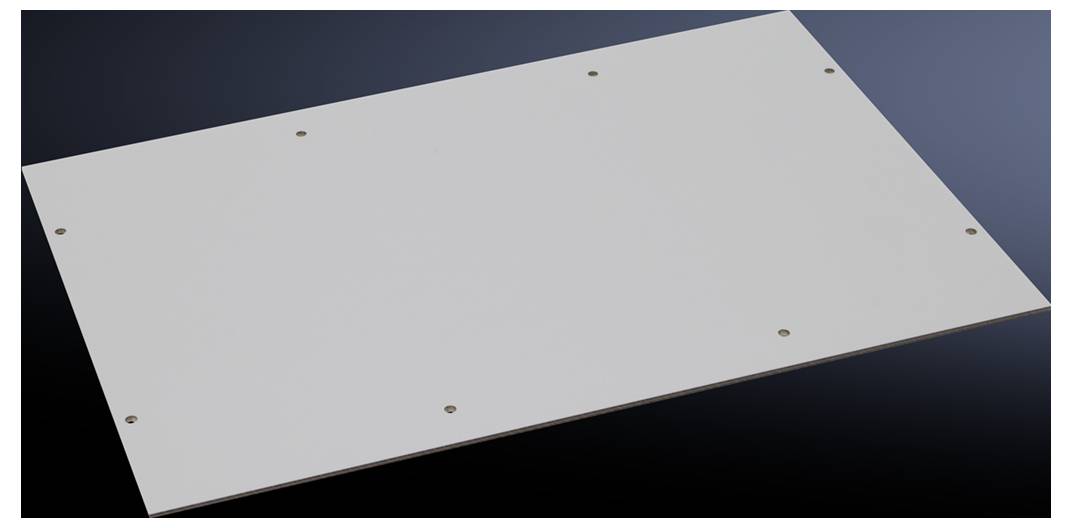 Rittal PK 9550.000 Montageplatte Hartpapier Lichtgrau (RAL 7035) 1St.