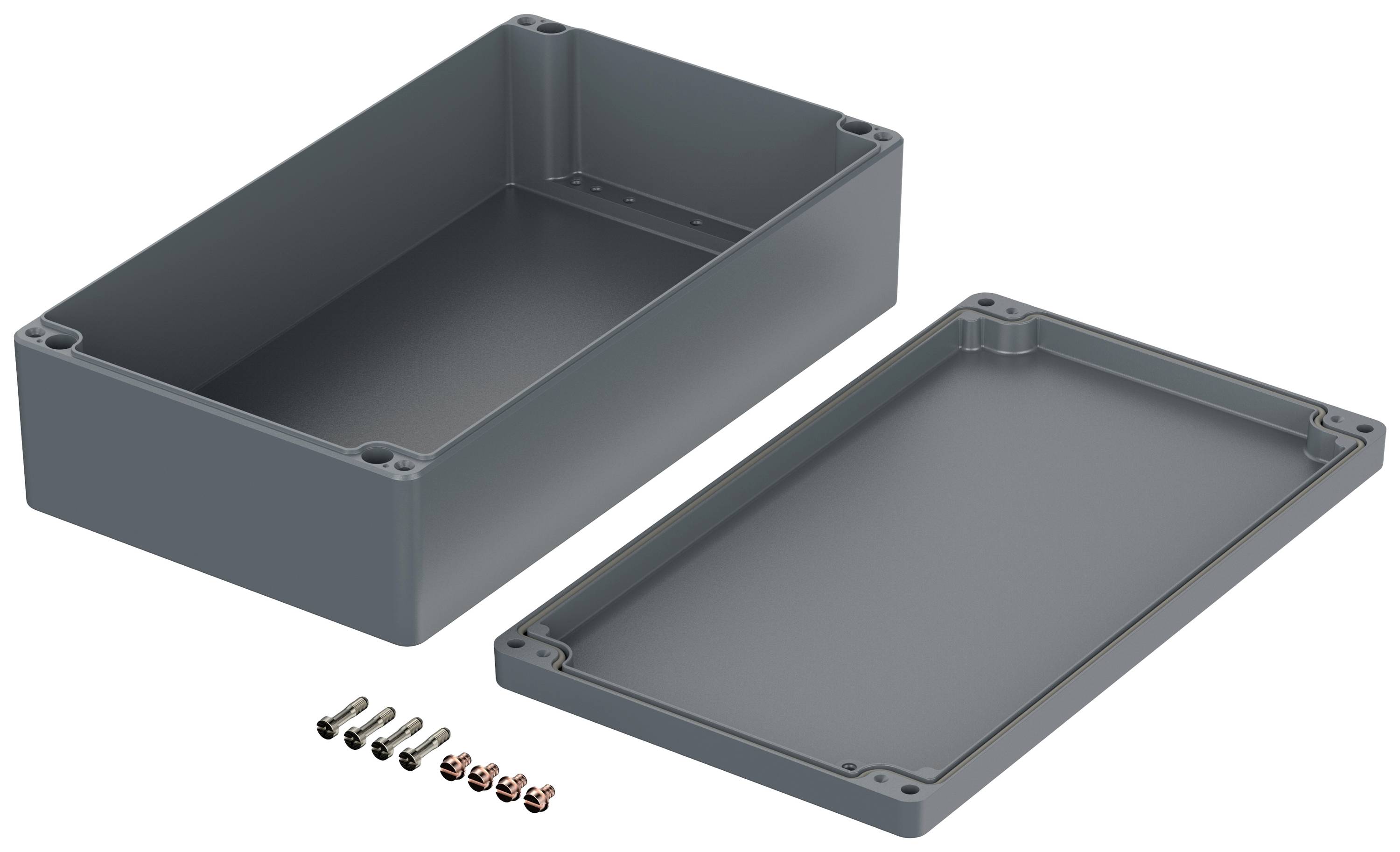 Bopla EUROMAS A 168 01168000 Industrie-Gehäuse 400 x 230 x 111 Aluminium Silber-Grau (RAL 7001) 1St.