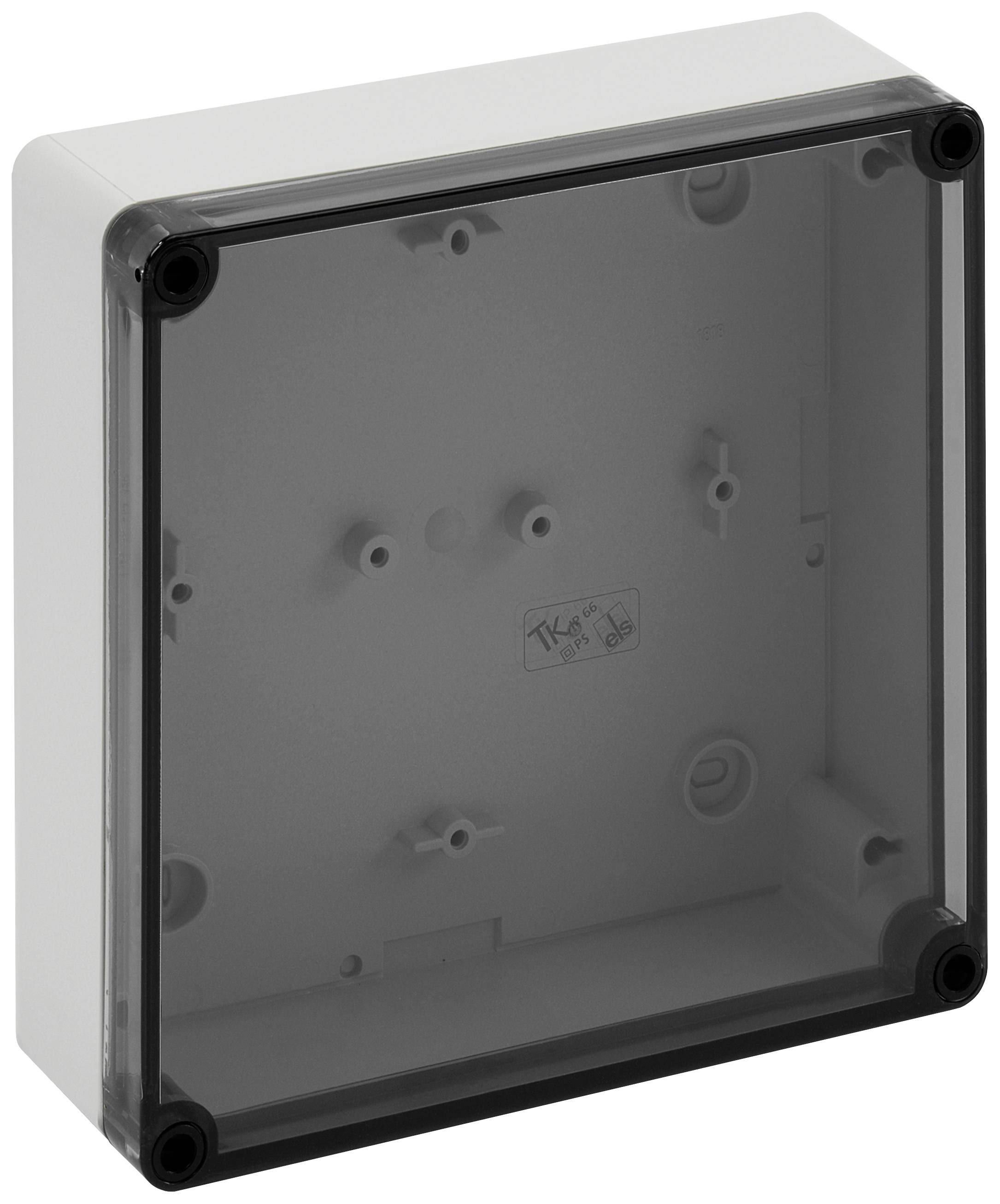 Spelsberg TK PS 1818-6f-t Installations-Gehäuse 182 x 180 x 63 Polycarbonat, Polystyrol (EPS) Lichtgrau (RAL 7035) 1St.