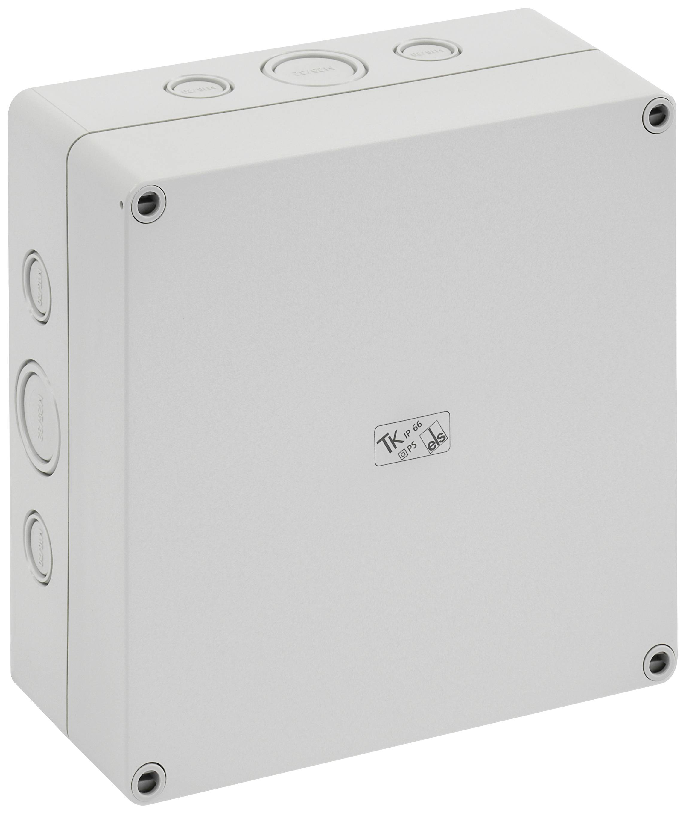 Spelsberg TK PS 1818-8f-m Installations-Gehäuse 182 x 180 x 84 Polystyrol (EPS) Lichtgrau (RAL 7035) 1St.