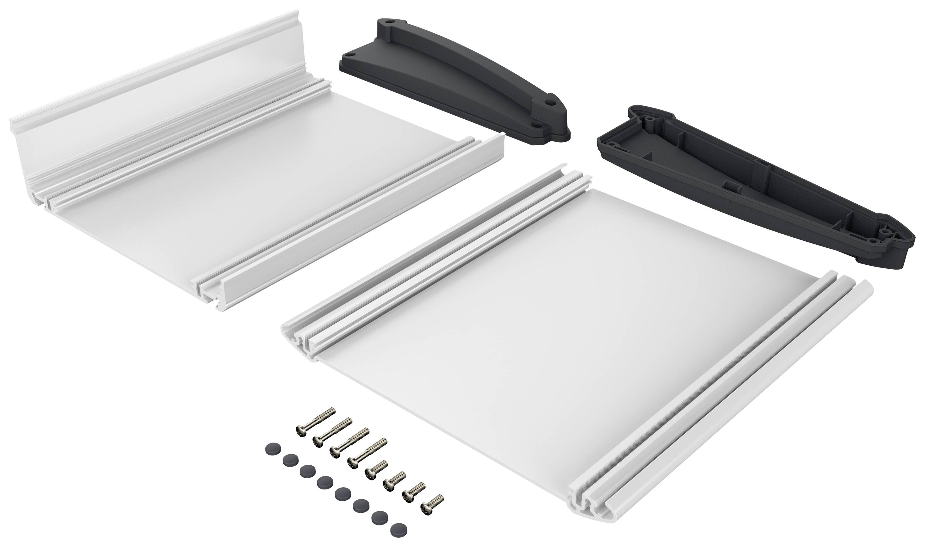 Bopla ALU-TOPLINE ATPH 1850-200 Pult-Gehäuse (L x B x H) 200 x 181 x 53mm Aluminium, ABS Graphitgrau (RAL 7024), Natur 1St.