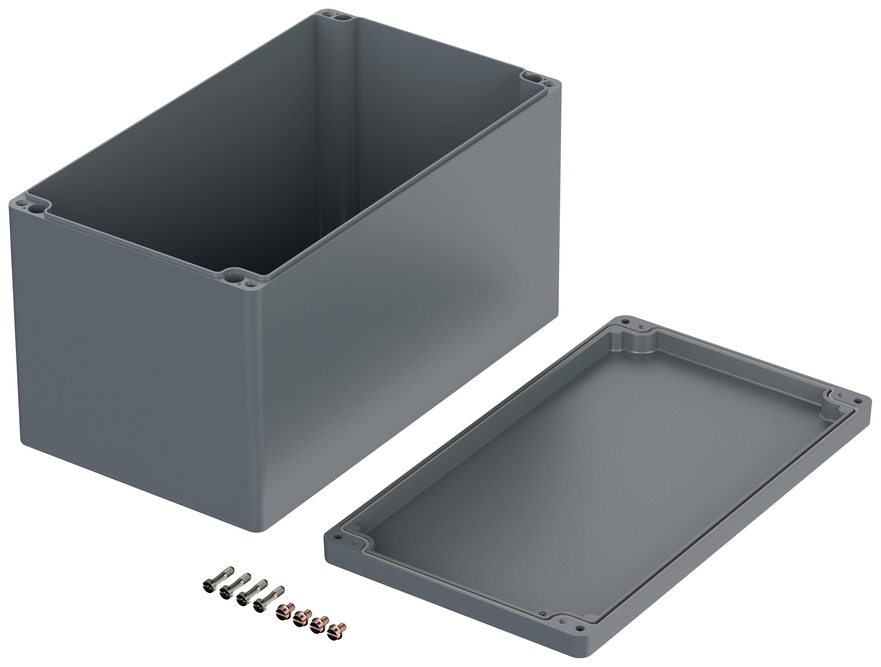 Bopla EUROMAS A 170 01170000 Industrie-Gehäuse 400 x 230 x 225 Aluminium Silber-Grau (RAL 7001) 1St.