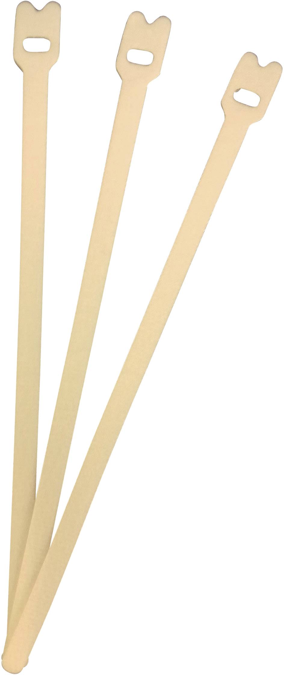 FASTECH® ETK-7-200-0000 Klettkabelbinder zum Bündeln Haft- und Flauschteil (L x B) 200 mm x 7 mm Weiß