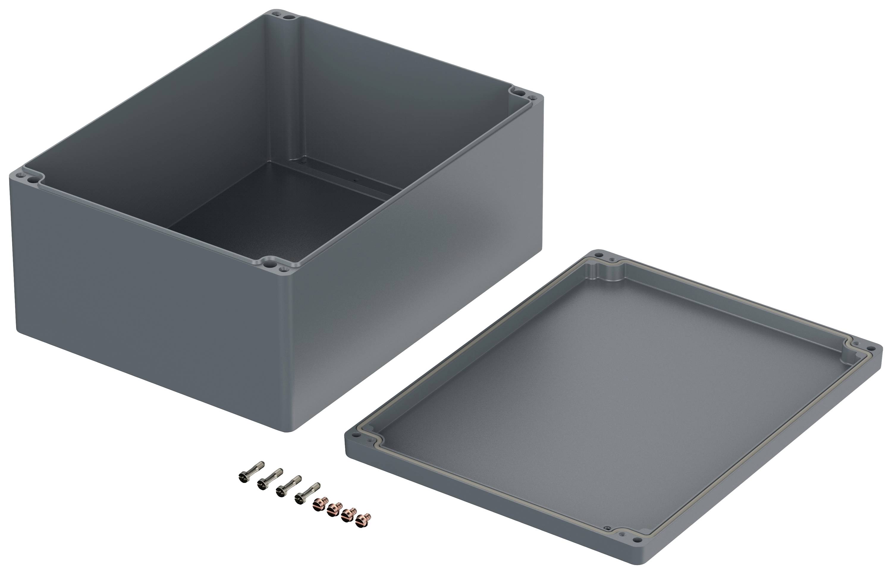 Bopla EUROMAS A 185 01185000 Industrie-Gehäuse 400 x 310 x 181 Aluminium Silber-Grau (RAL 7001) 1St.