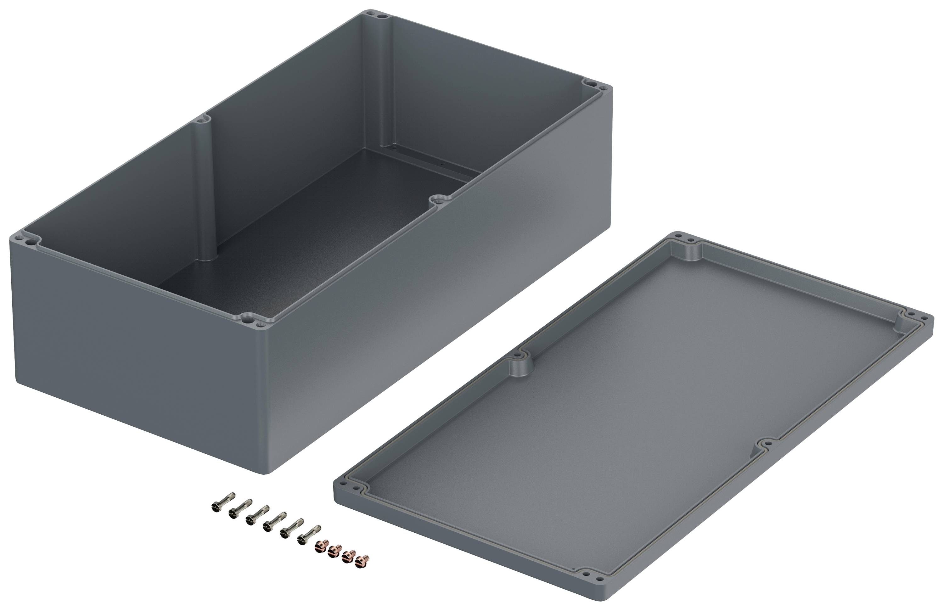 Bopla EUROMAS A 197 01197000 Industrie-Gehäuse 600 x 310 x 181 Aluminium Silber-Grau (RAL 7001) 1St.