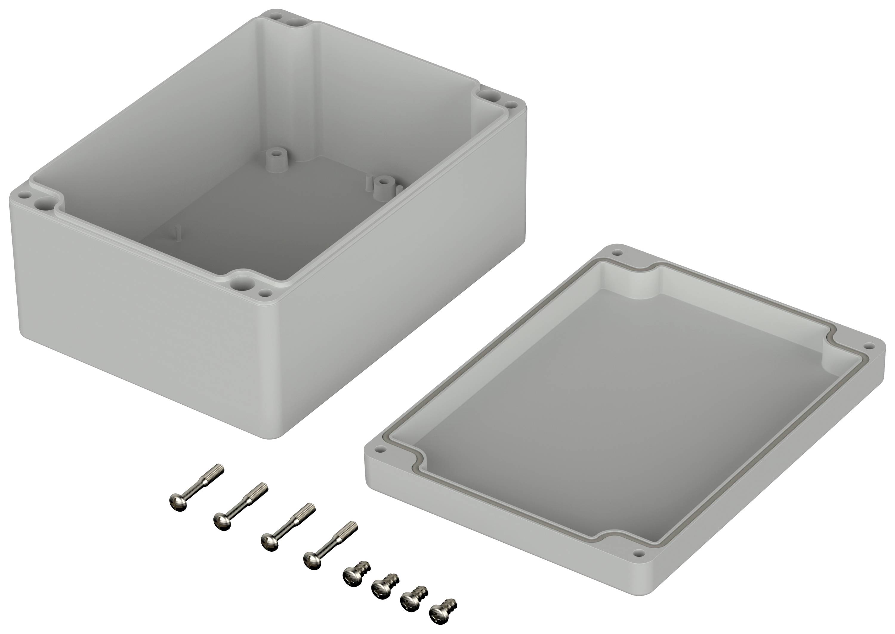 Bopla EUROMAS M 2381 02238200 Industrie-Gehäuse 160 x 120 x 75 Polycarbonat Lichtgrau (RAL 7035) 1St.