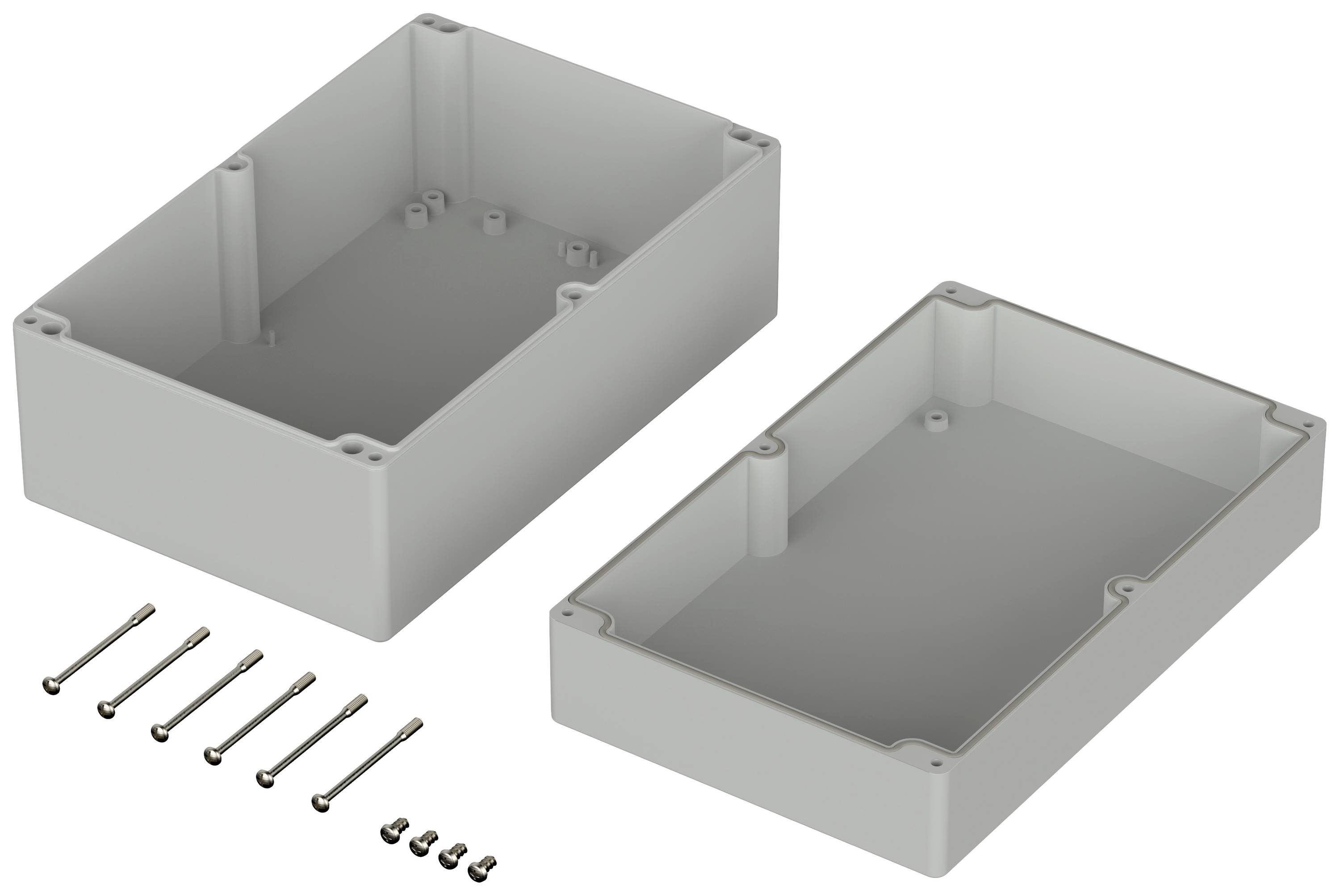 Bopla EUROMAS M 241 02241000 Industrie-Gehäuse 250 x 160 x 120 Polycarbonat Lichtgrau (RAL 7035) 1St.