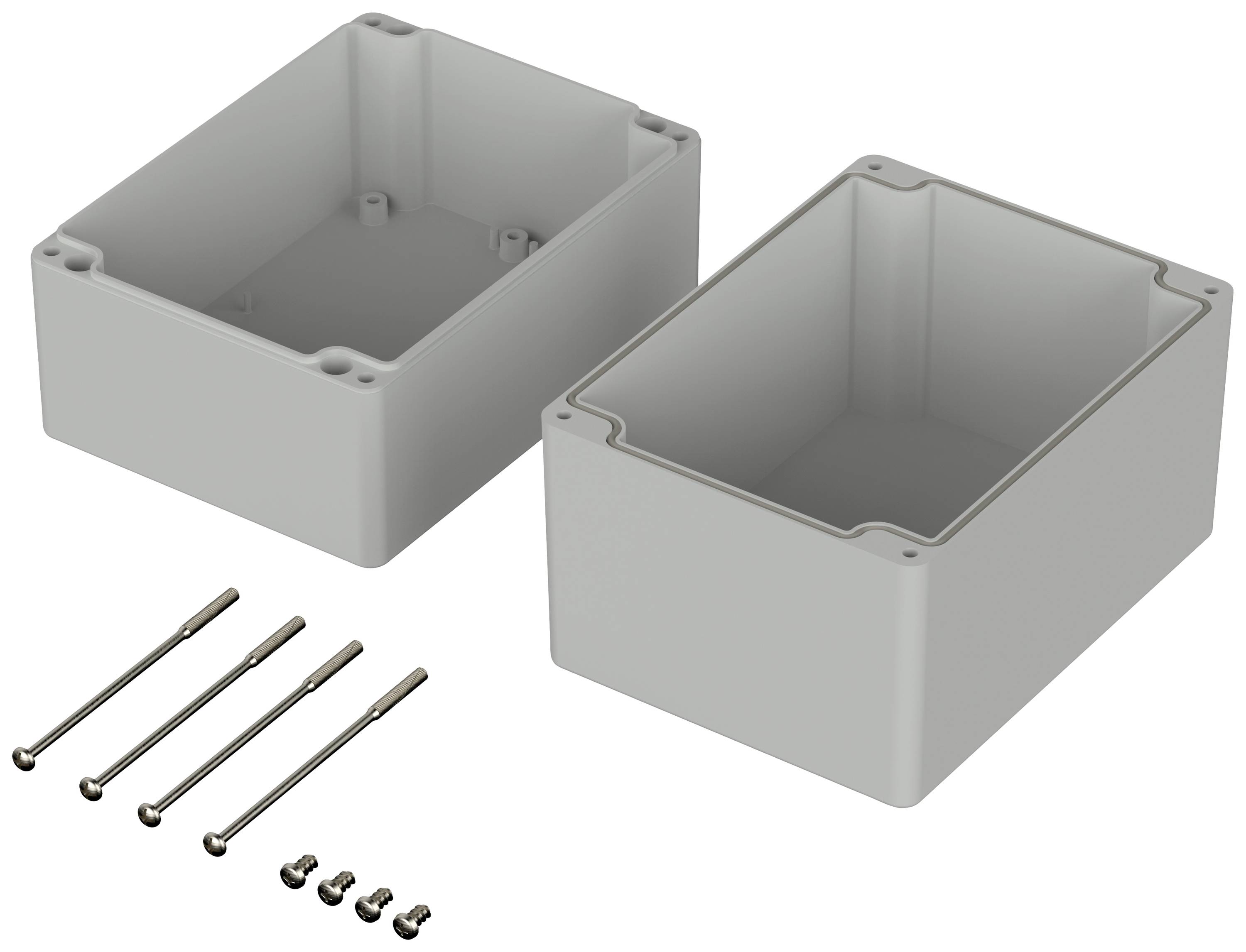 Bopla EUROMAS M 246 02246000 Industrie-Gehäuse 160 x 120 x 140 Polycarbonat Lichtgrau (RAL 7035) 1St.