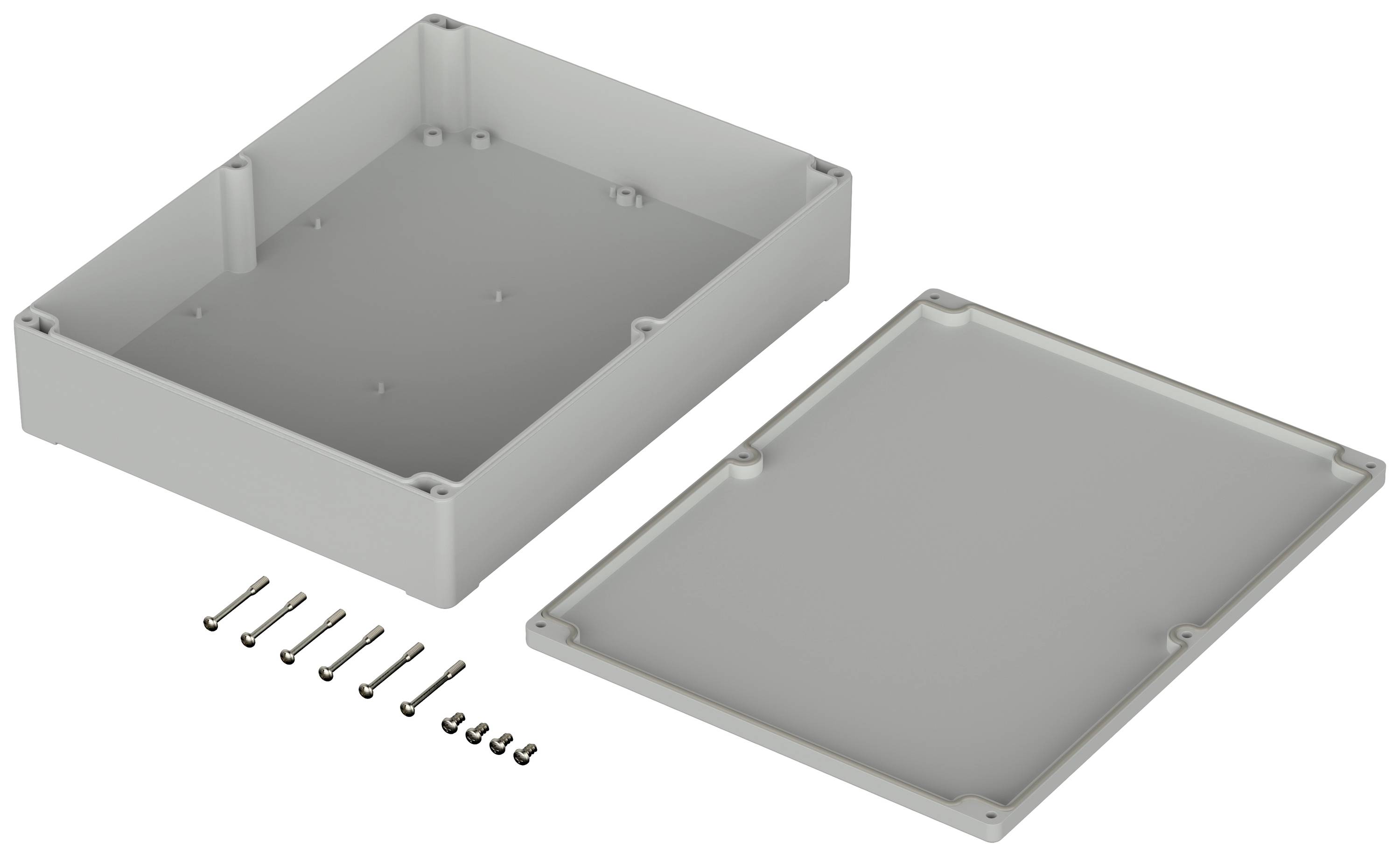 Bopla EUROMAS M 253 02253000 Industrie-Gehäuse 300 x 230 x 85 Polycarbonat Lichtgrau (RAL 7035) 1St.