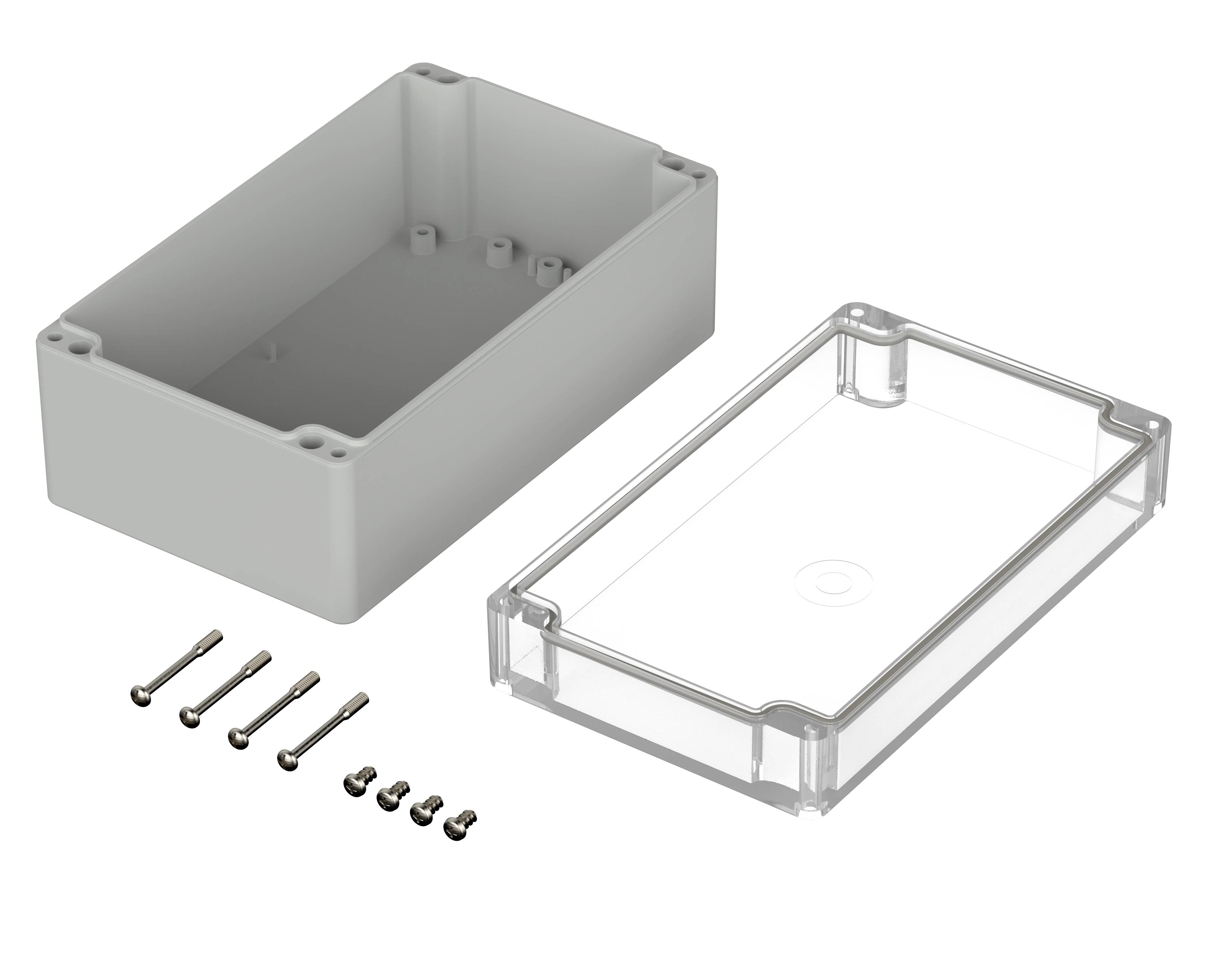Bopla EUROMAS M 237G 02237100 Industrie-Gehäuse 200 x 120 x 90 Polycarbonat Lichtgrau (RAL 7035) 1St.