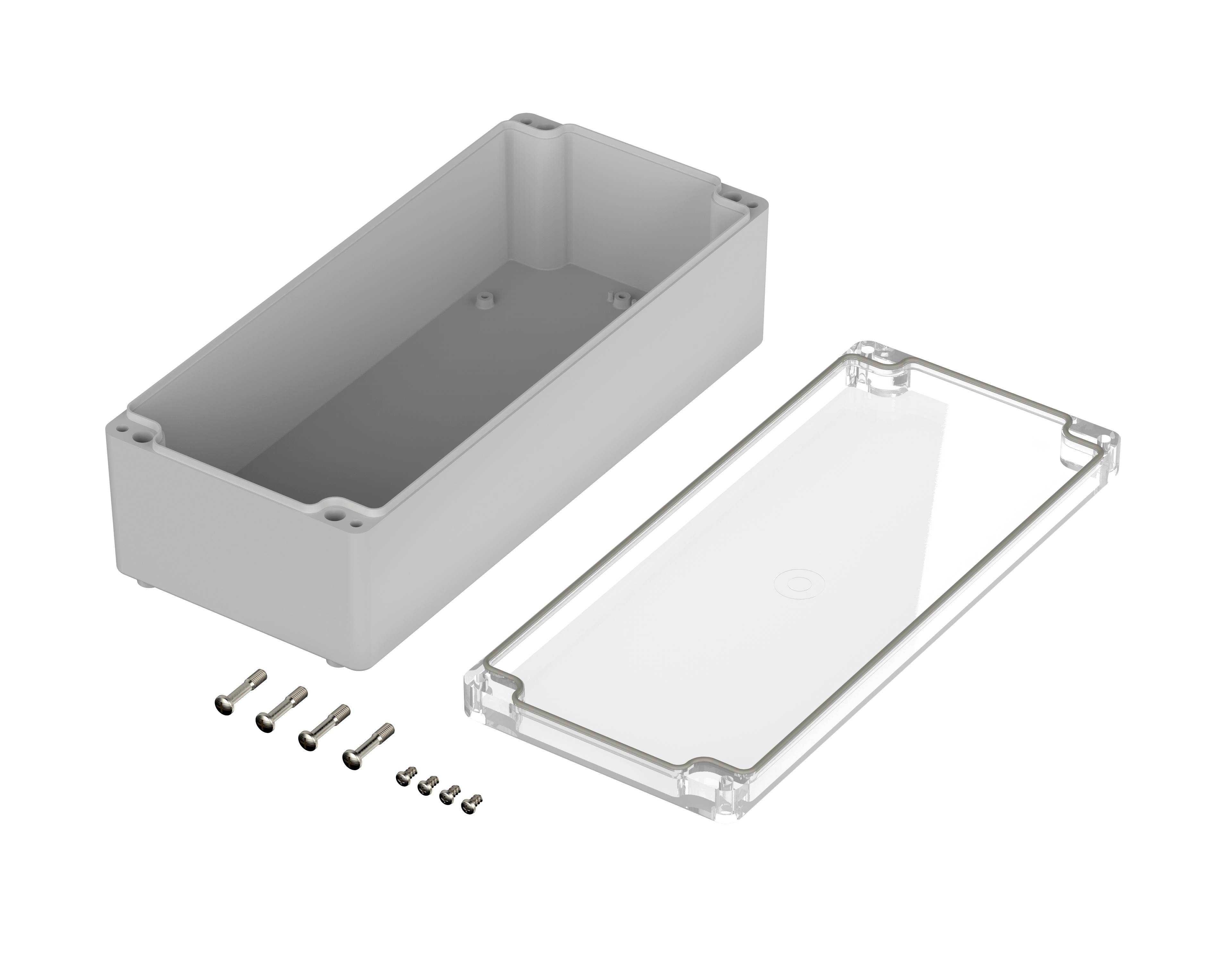 Bopla EUROMAS M 244G 02244100 Industrie-Gehäuse 340 x 150 x 100 Polycarbonat Lichtgrau (RAL 7035) 1St.