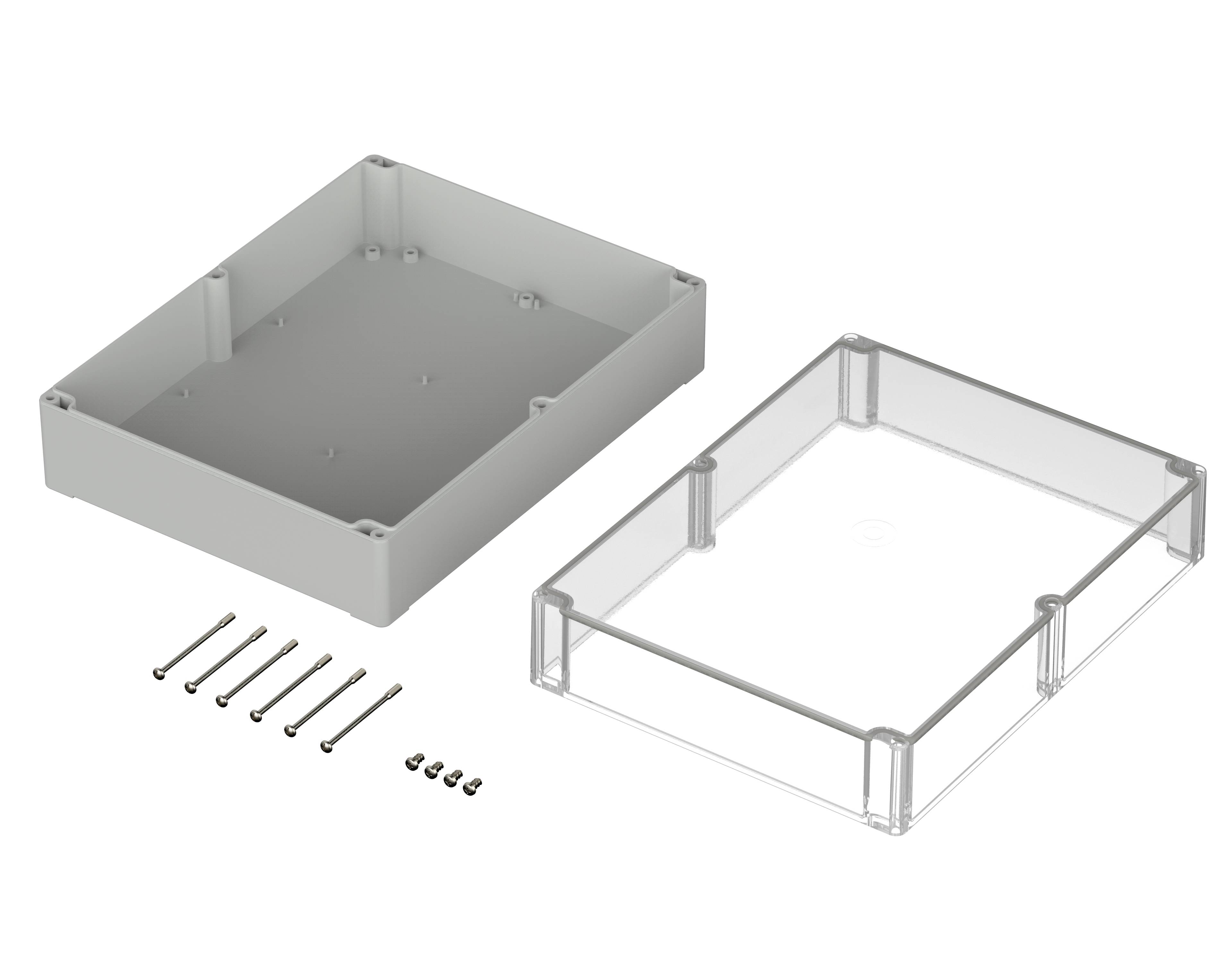 Bopla EUROMAS M 254G 02254100 Industrie-Gehäuse 300 x 230 x 110 Polycarbonat Lichtgrau (RAL 7035) 1St.