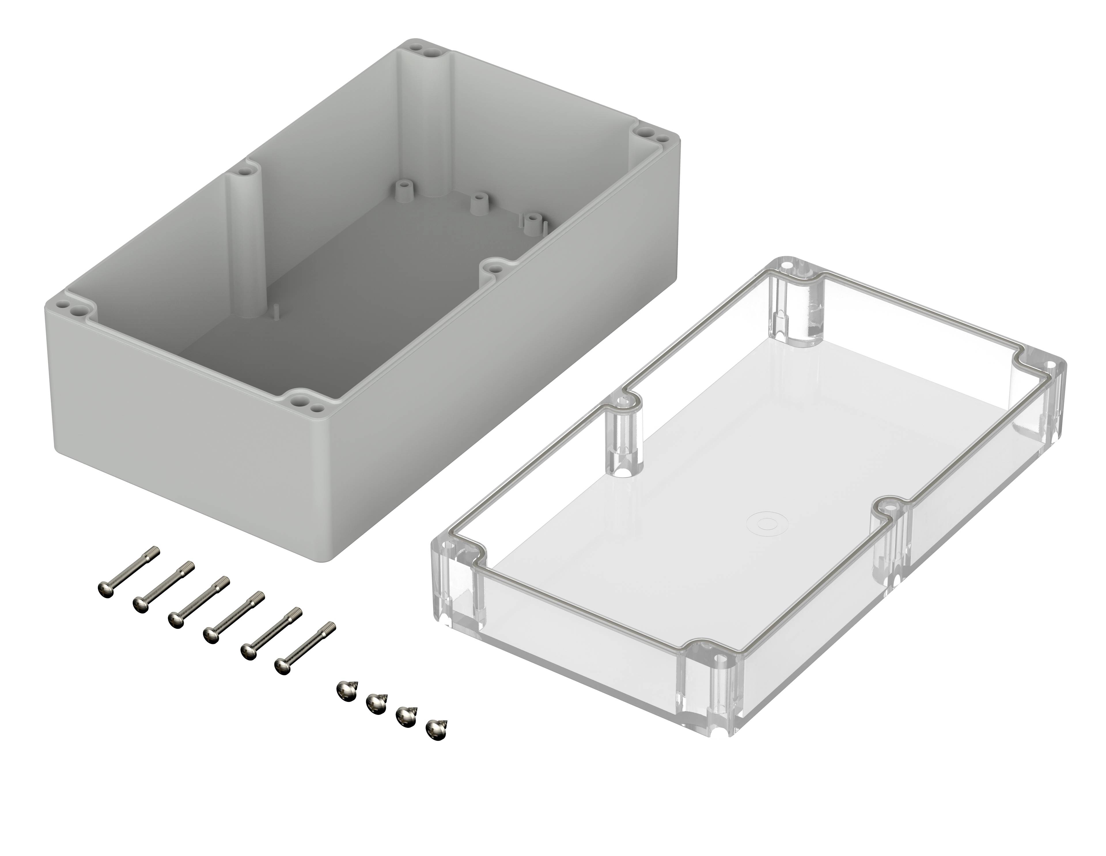 Bopla EUROMAS M 255G 02255100 Industrie-Gehäuse 360 x 200 x 150 Polycarbonat Lichtgrau (RAL 7035) 1St.