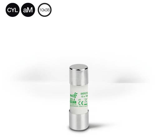 df Electric 440002 440002 Feinsicherung (Ø x L) 10.3 mm x 38 mm 2 A 500 V Träge -T- Inhalt