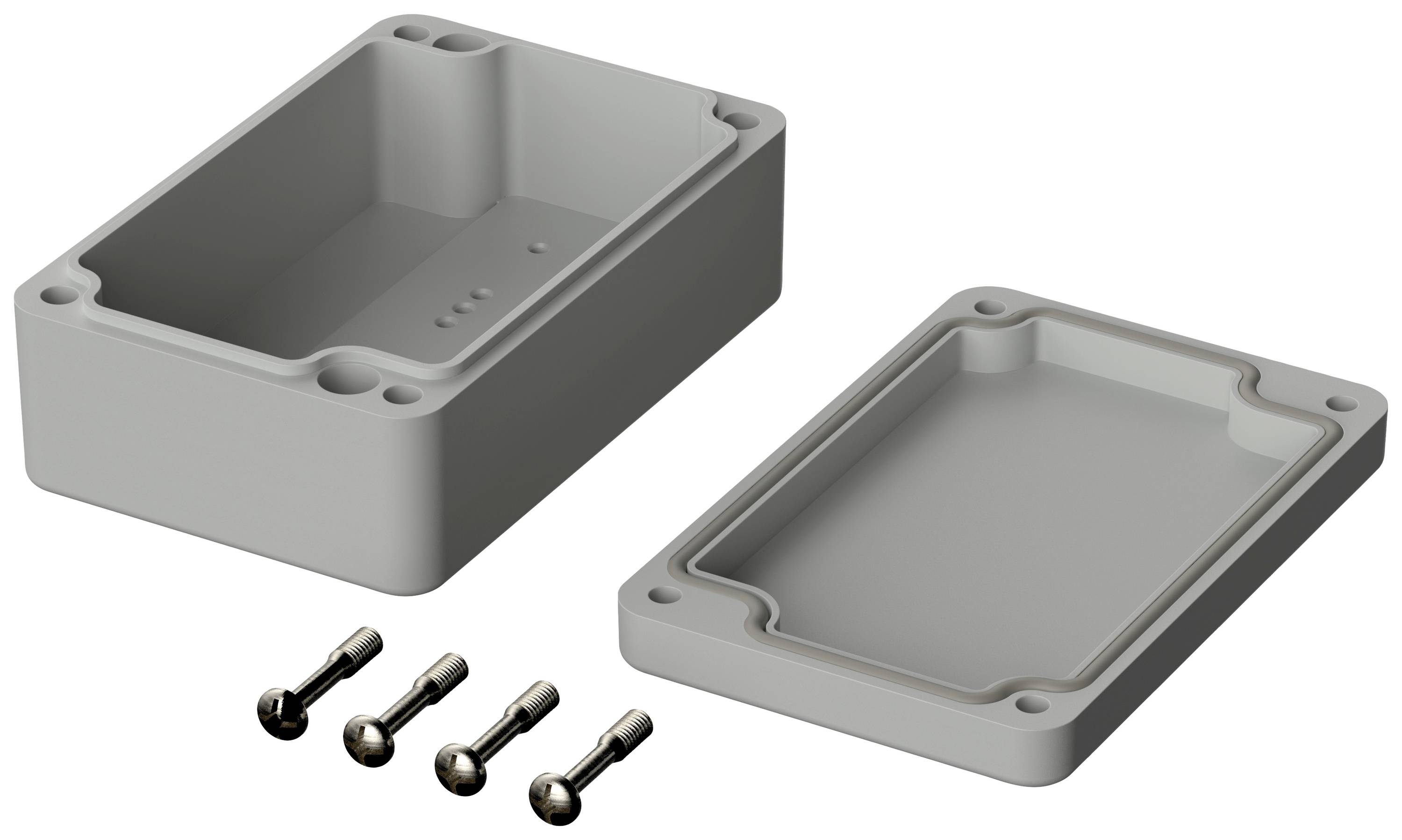 Bopla EUROMAS M 208 VO 02208094 Industrie-Gehäuse 98 x 64 x 36 Polycarbonat V0 Lichtgrau (RAL 7035) 1St.