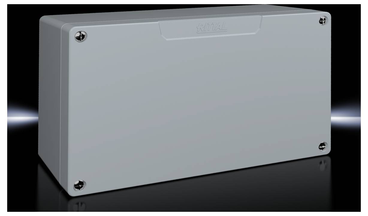 Rittal GA 9113210 9113.210 Universal-Gehäuse 260 x 91 x 160 Aluminium Grau (RAL 7001) 1 St.