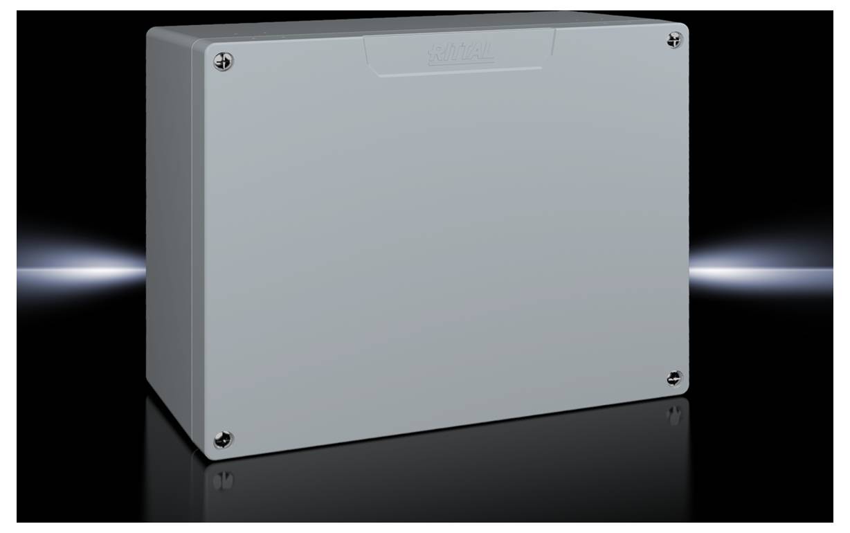Rittal GA 9117210 9117.210 Universal-Gehäuse 280 x 111 x 232 Aluminium Grau (RAL 7001) 1St.