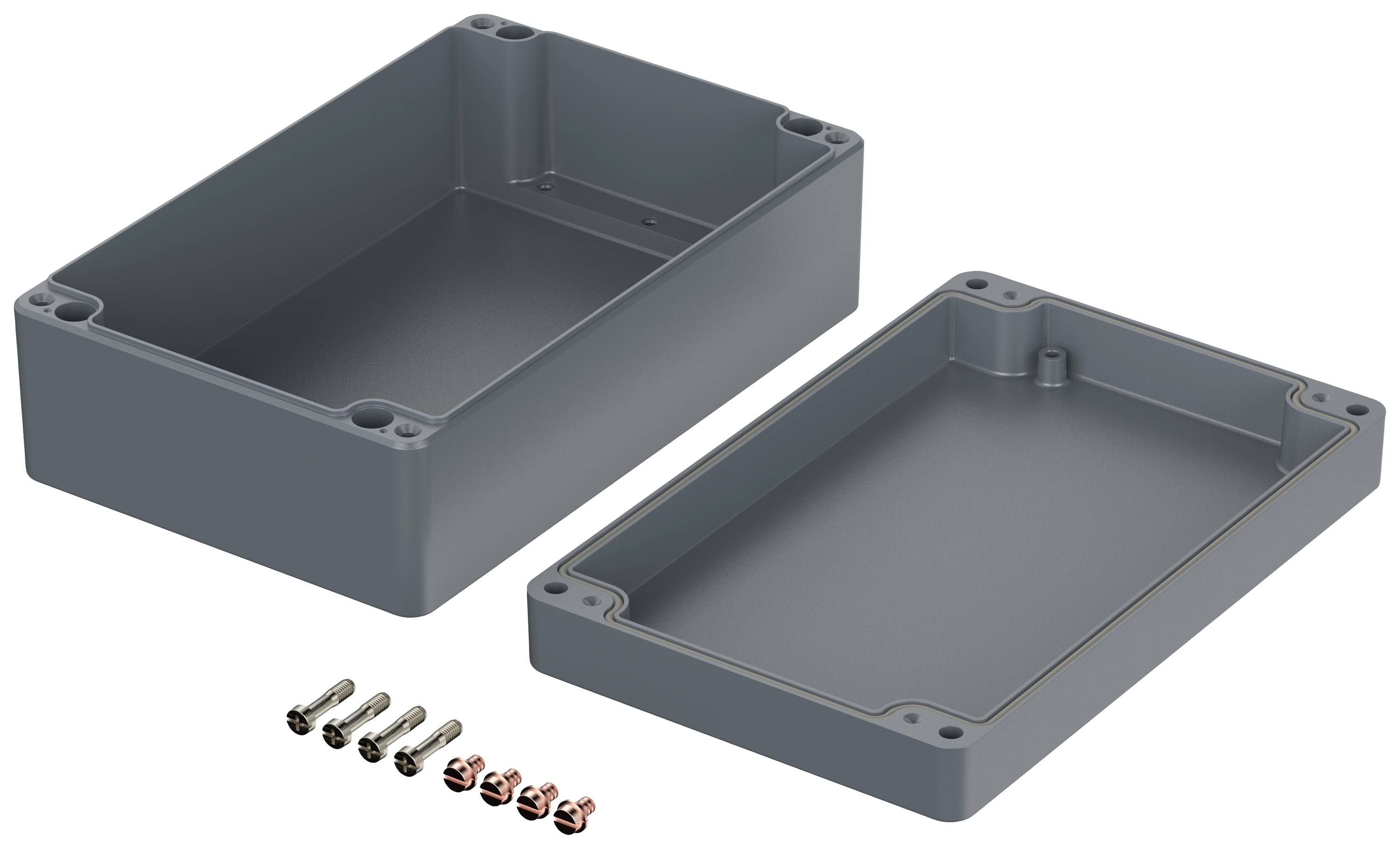 Bopla EUROMAS A 131 01131000 Industrie-Gehäuse 280 x 180 x 101 Aluminium Silber-Grau (RAL 7001) 1 St.