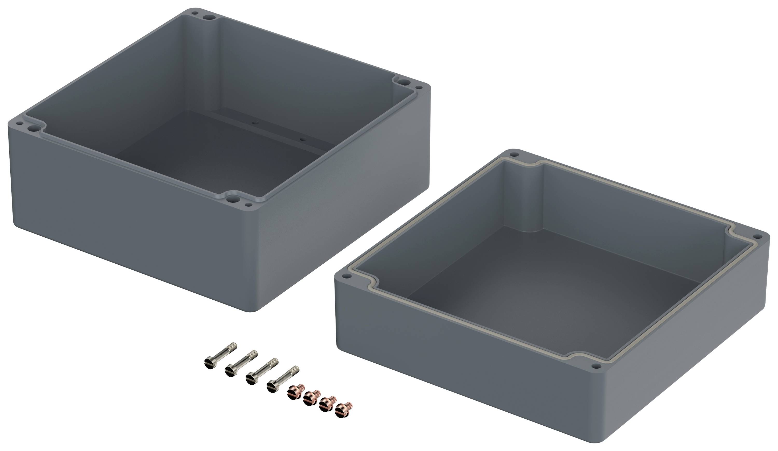 Bopla EUROMAS P 338 4338000 Industrie-Gehäuse 255 x 250 x 161 Glasfaserverstärkter Polyester Fehgrau (seidenmatt) 1St.