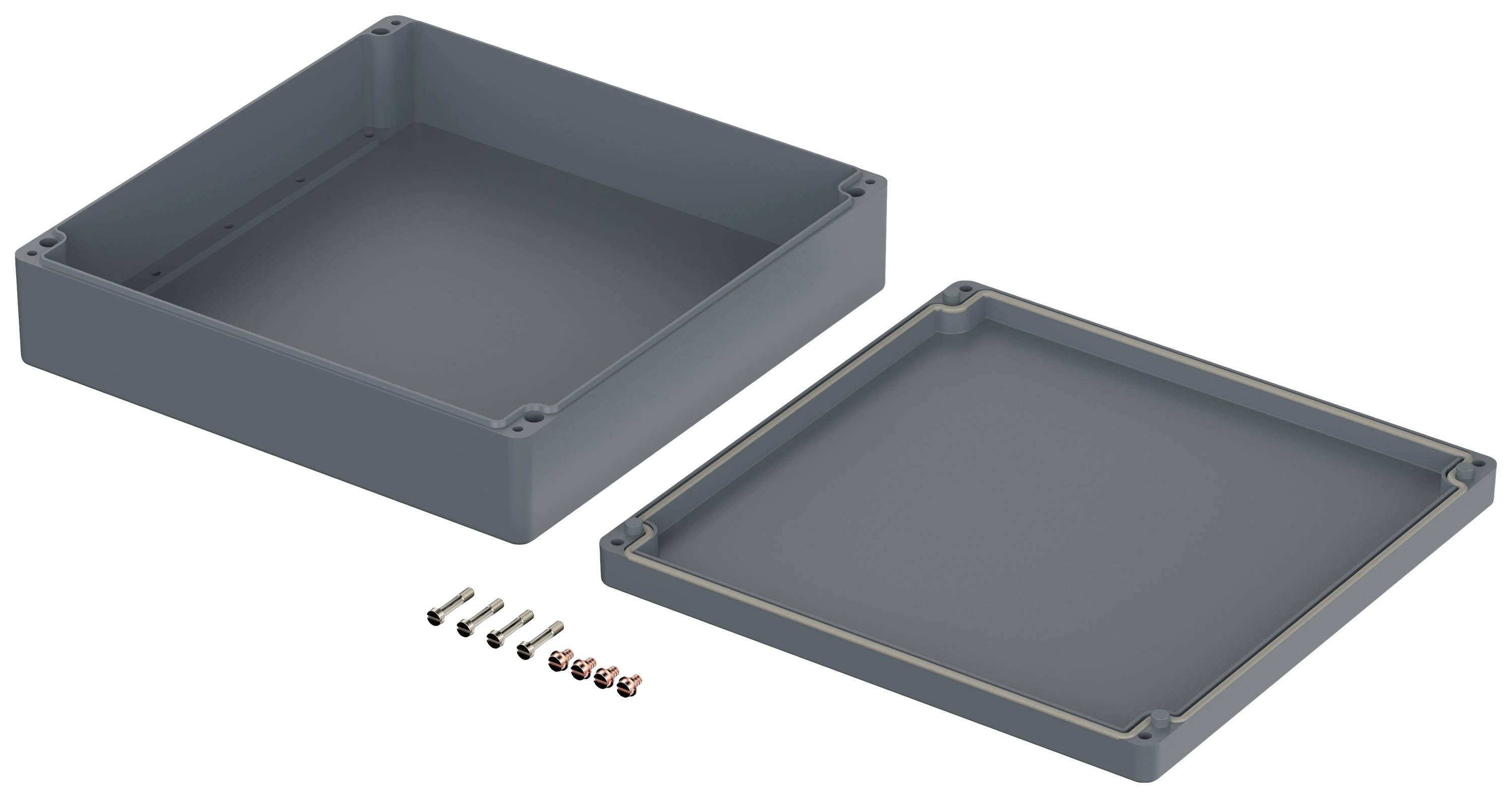 Bopla EUROMAS P 339 4339000 Industrie-Gehäuse 360 x 360 x 91 Glasfaserverstärkter Polyester Fehgrau (seidenmatt) 1St.