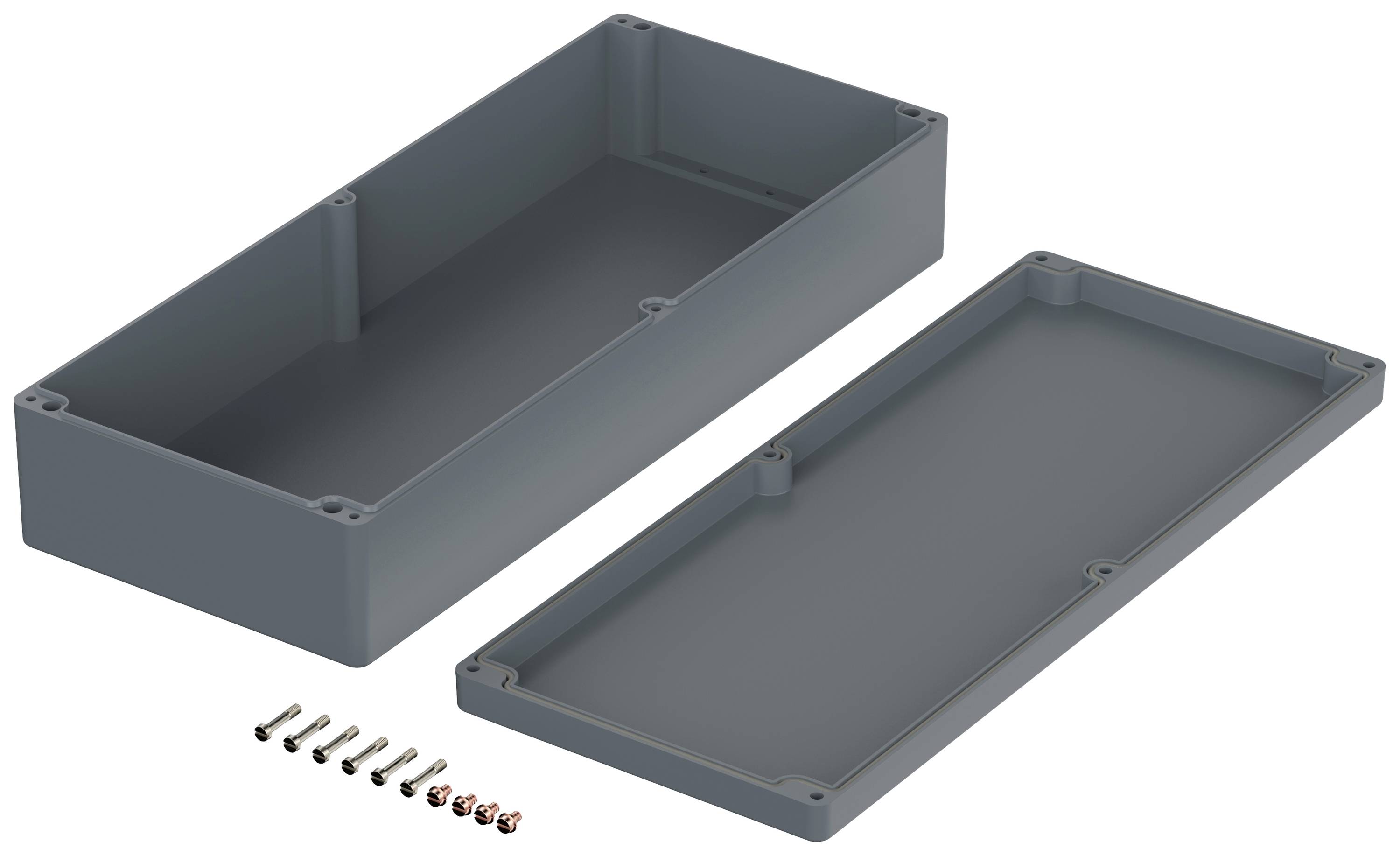 Bopla EUROMAS P 342 4342000 Industrie-Gehäuse 600 x 250 x 121 Glasfaserverstärkter Polyester Fehgrau (seidenmatt) 1St.