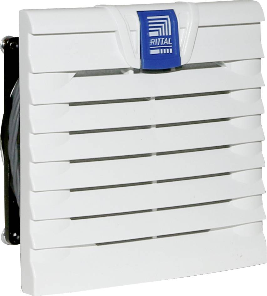 Rittal SK 3237.124 Filterlüfter Lichtgrau (RAL 7035) (B x H) 116.5 mm x 116.5 mm 1 St.