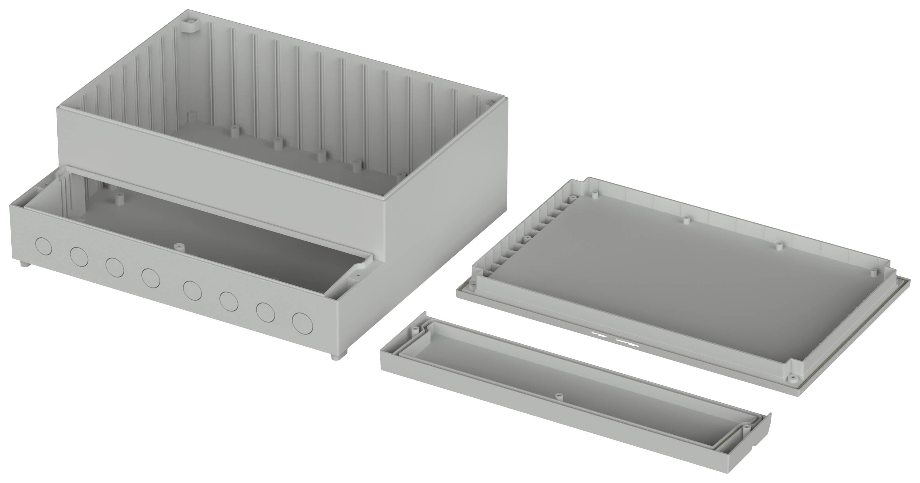 Bopla REGLOCARD RCP 400 F Wand-Gehäuse 363.4 x 318.6 x 130.5 ABS Lichtgrau 1St.