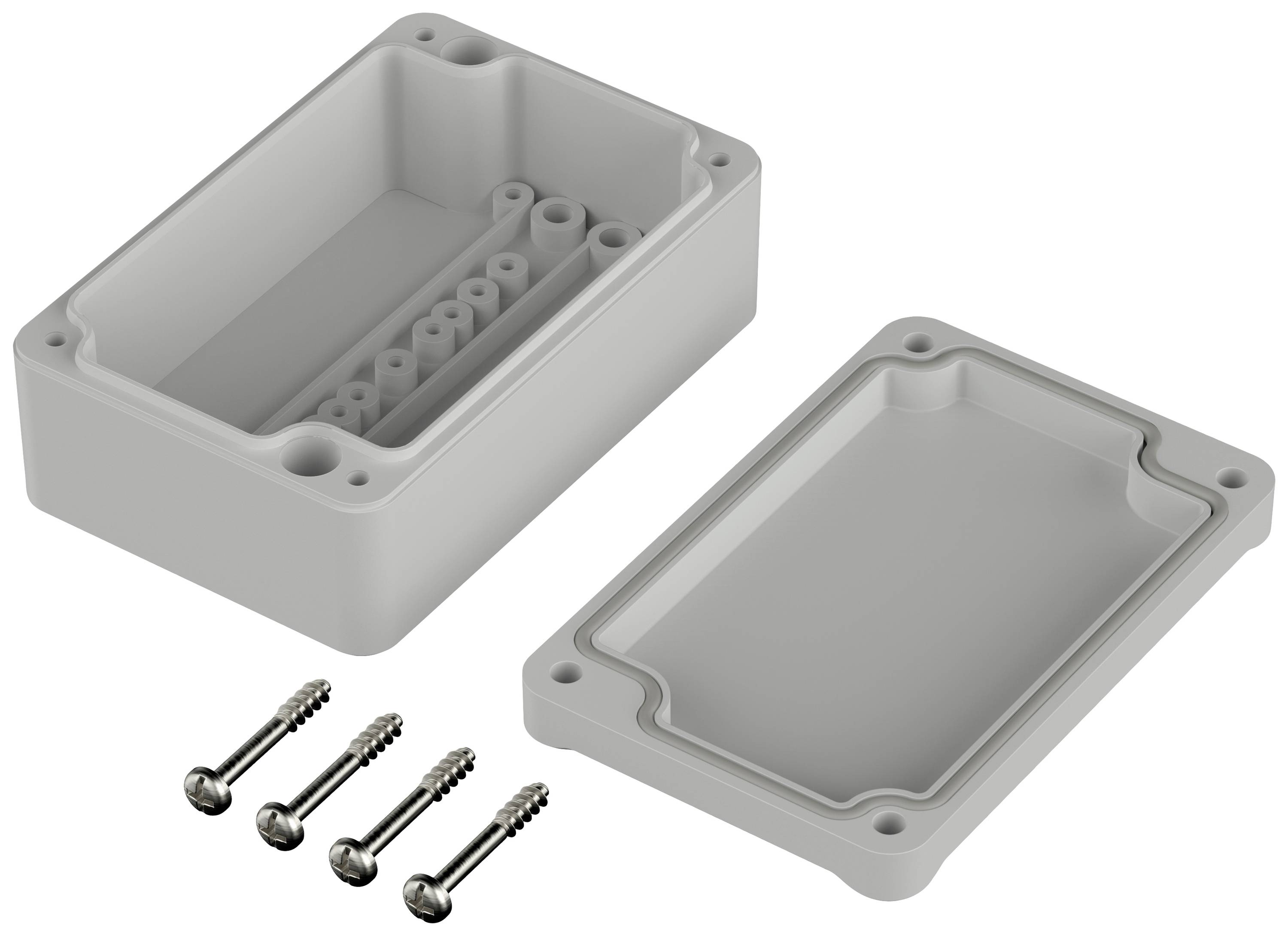 Bopla EUROMAS EM 208 F 62208200 Outdoor-Gehäuse 98 x 64 x 38 Polycarbonat Hellgrau 1St.