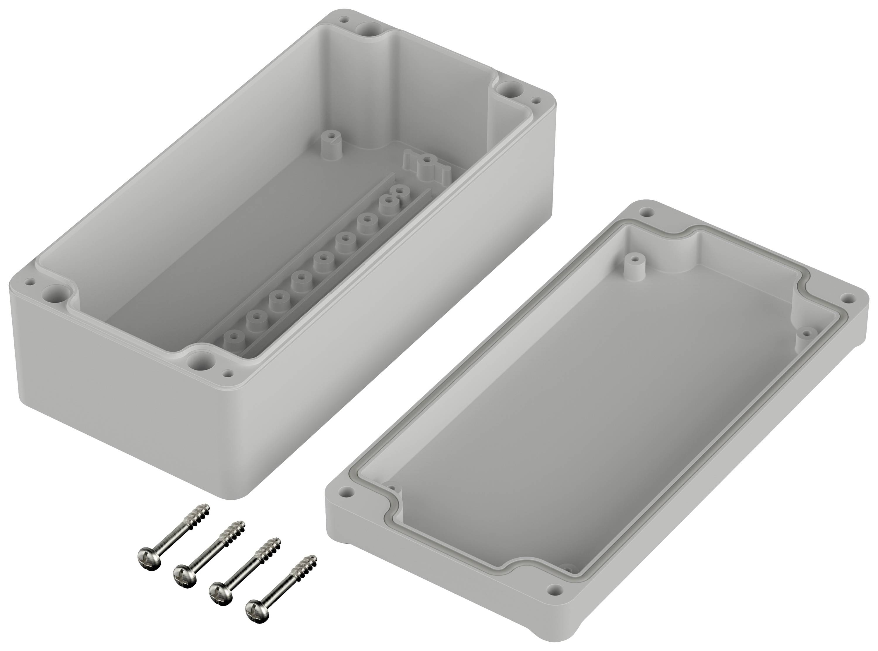 Bopla EUROMAS EM 220 F 62220200 Outdoor-Gehäuse 160 x 80 x 57 Polycarbonat Hellgrau 1St.