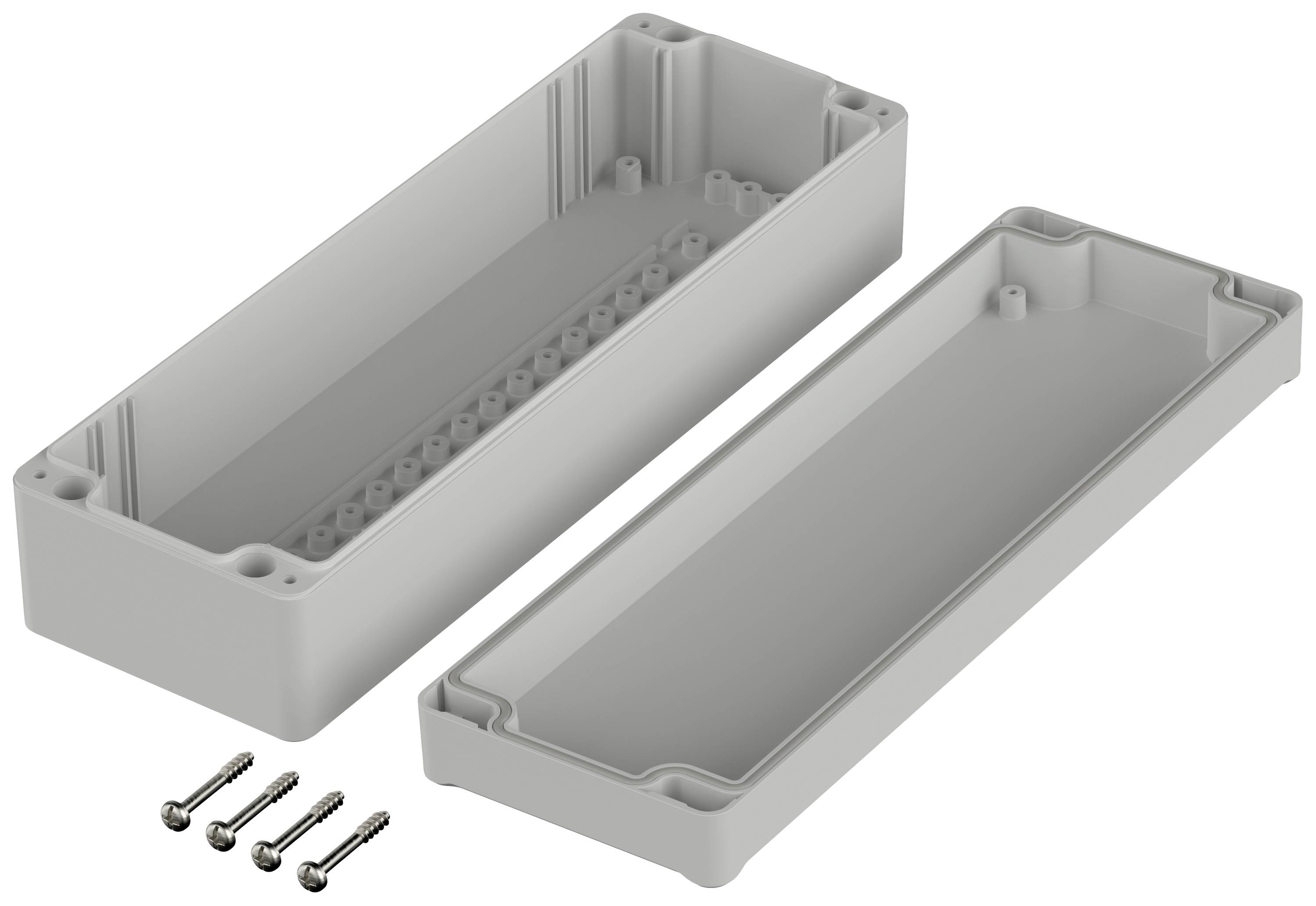 Bopla EUROMAS EM 224 F-LP 62224400 Outdoor-Gehäuse 240 x 80 x 60 Polycarbonat Hellgrau 1St.