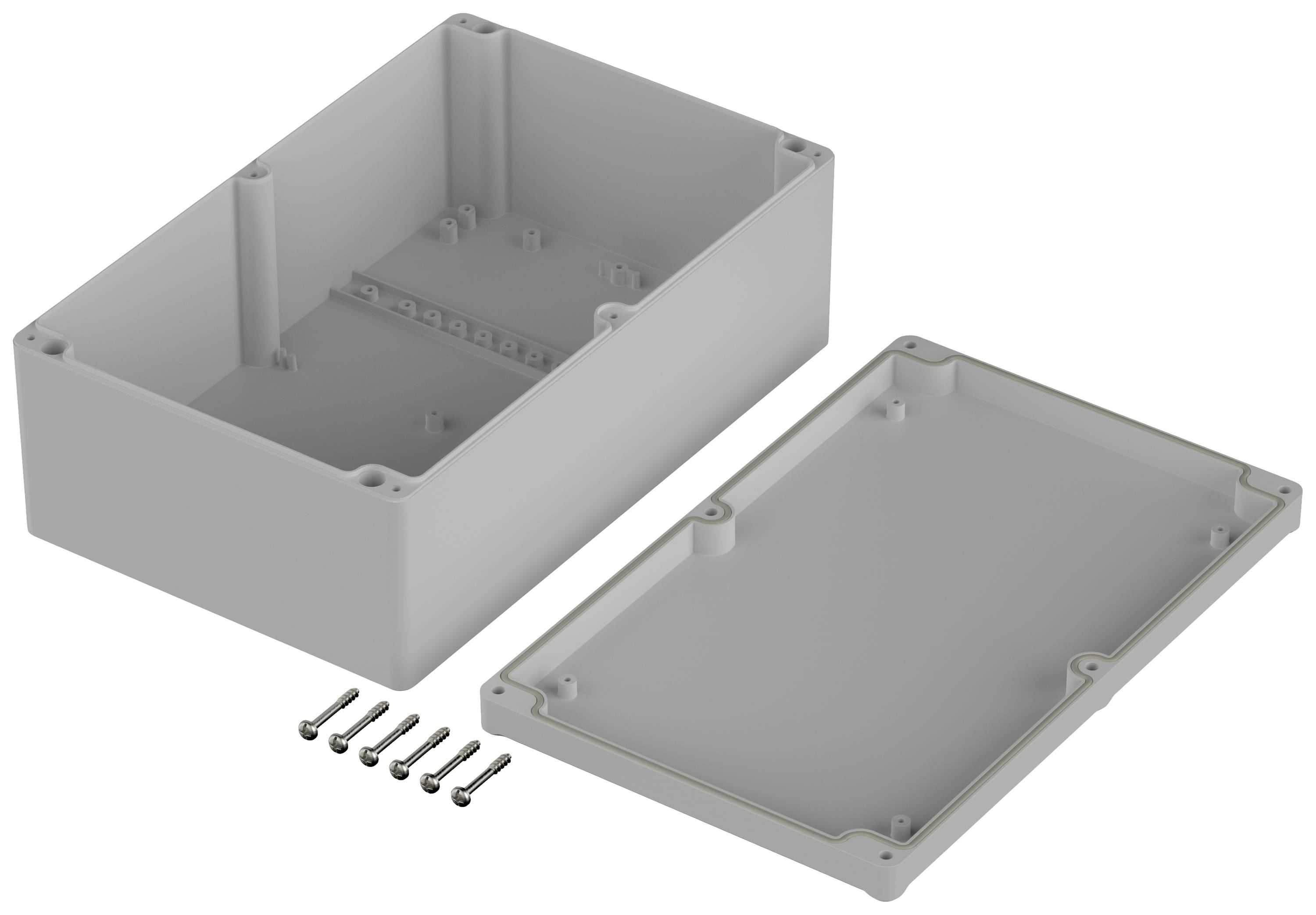 Bopla EUROMAS EM 240 F 62240200 Outdoor-Gehäuse 250 x 160 x 92 Polycarbonat Hellgrau 1St.