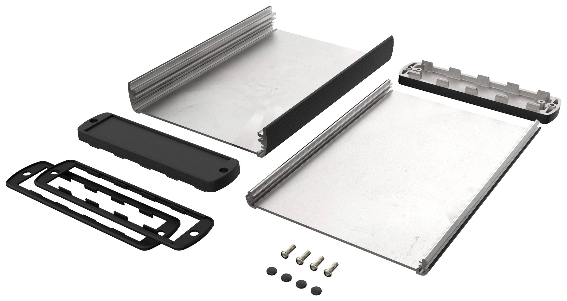 Bopla Alubos ABPH 1300-200 84136200.HMT1 Profil-Gehäuse 200 x 138 x 34 Aluminium Schwarz 1St.