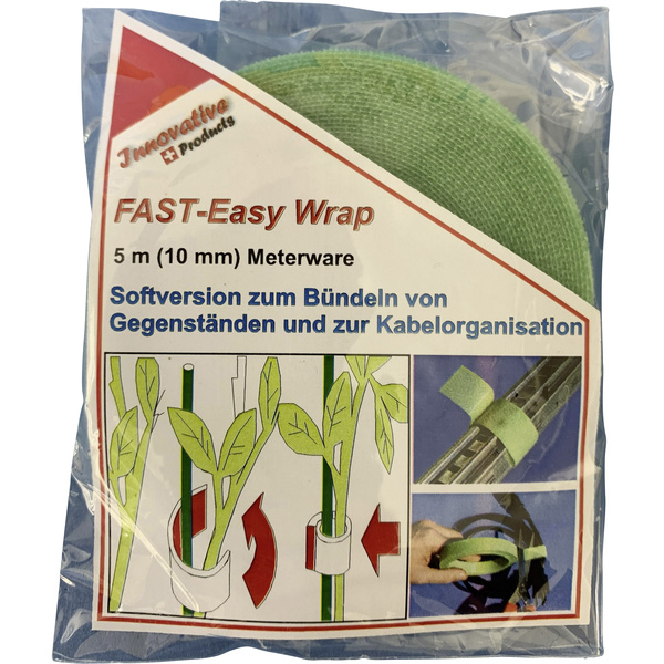 FASTECH® 701-322-Bag Klettband für Pflanzen und Garten Haft- und Flauschteil (L x B) 5000 mm x 10 mm Grün 5 m